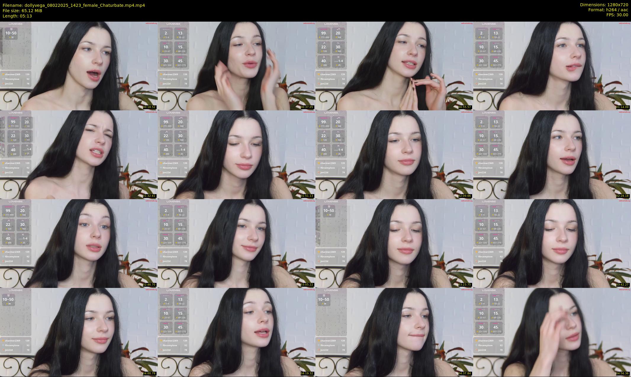 dollyvega — 6 minute Chaturbate female cam show recording, 720p, Feb 8, 2025