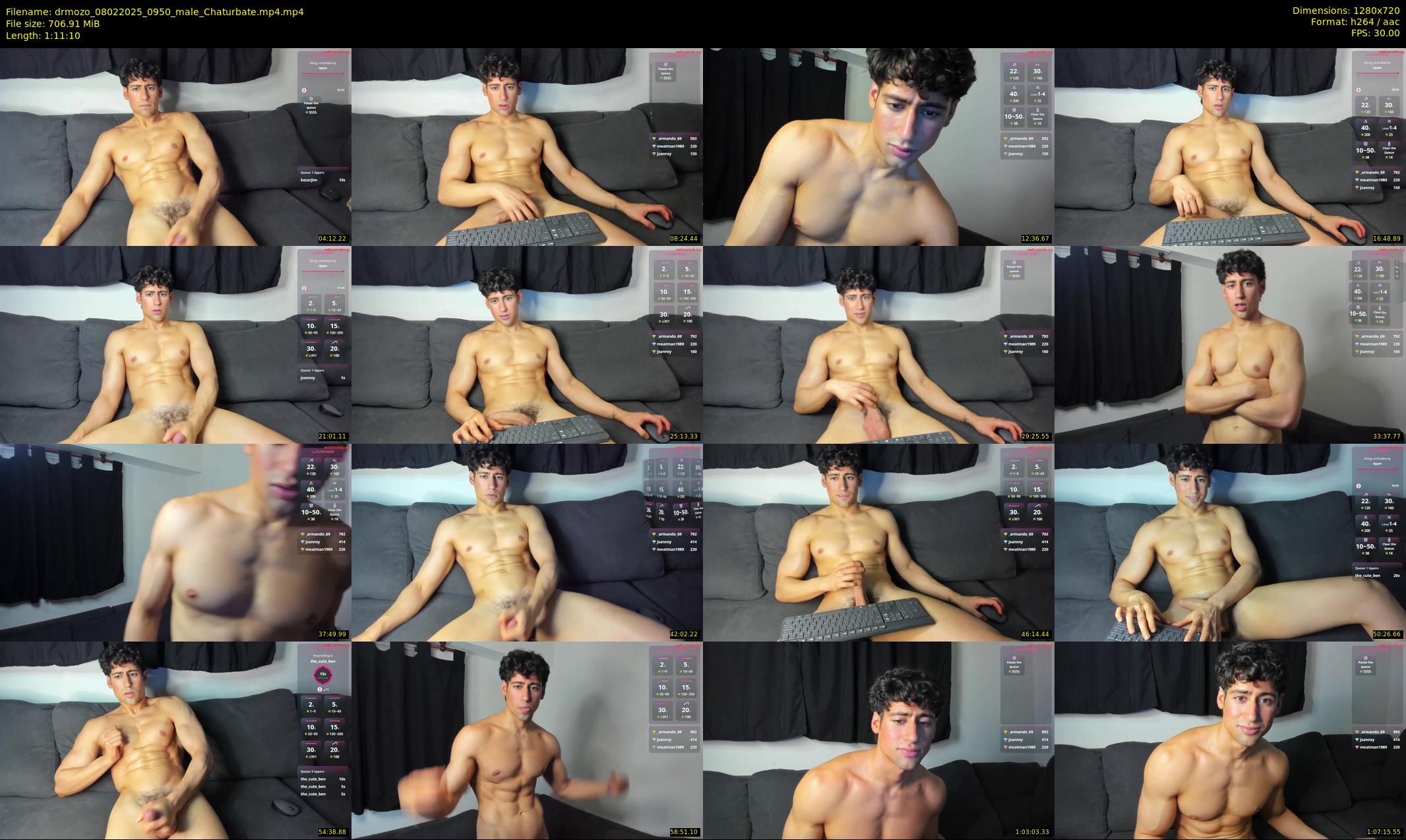 drmozo — 72 minute Chaturbate male cam show recording, 720p, Feb 8, 2025