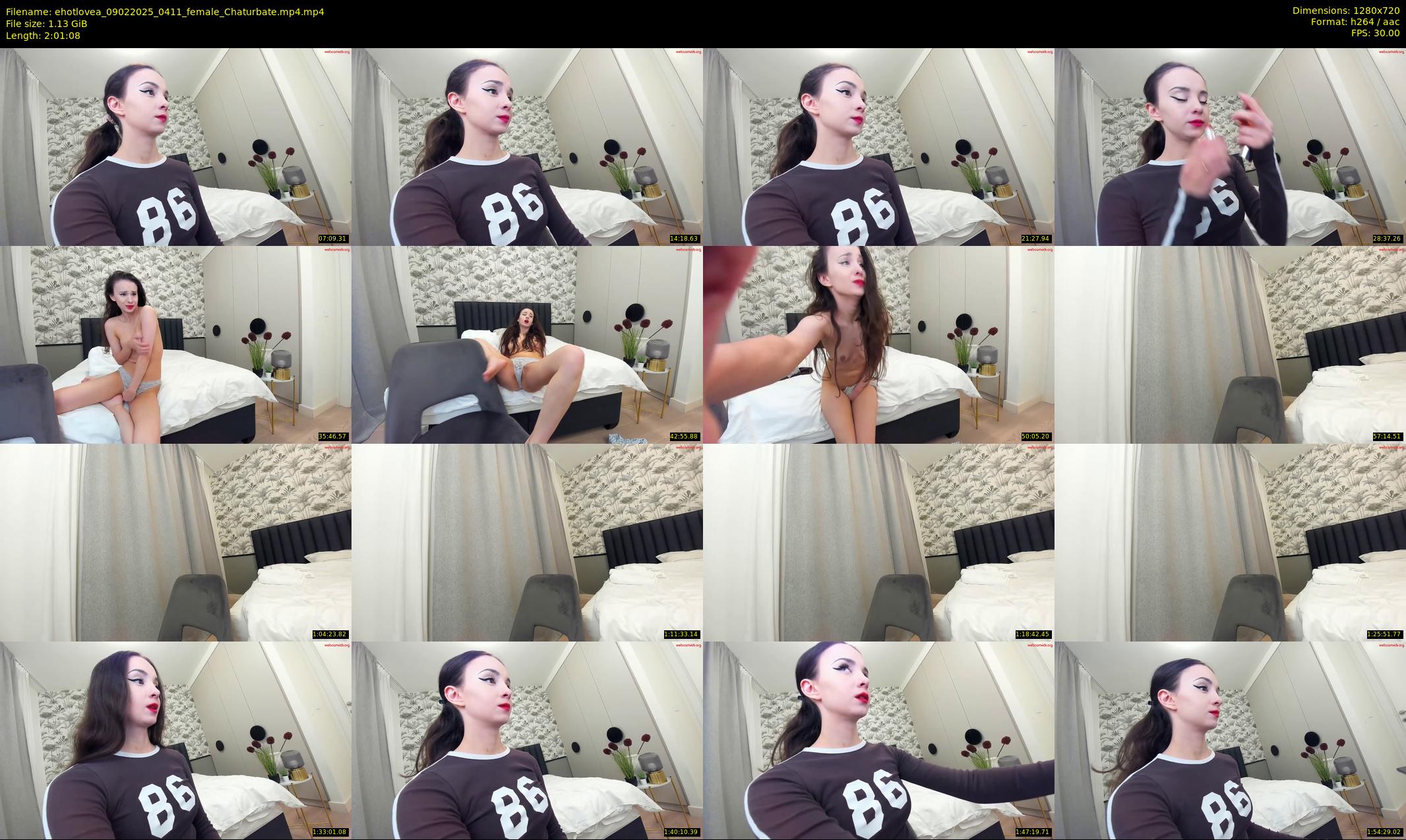 ehotlovea — 122 minute Chaturbate female cam show recording, 720p, Feb 9, 2025