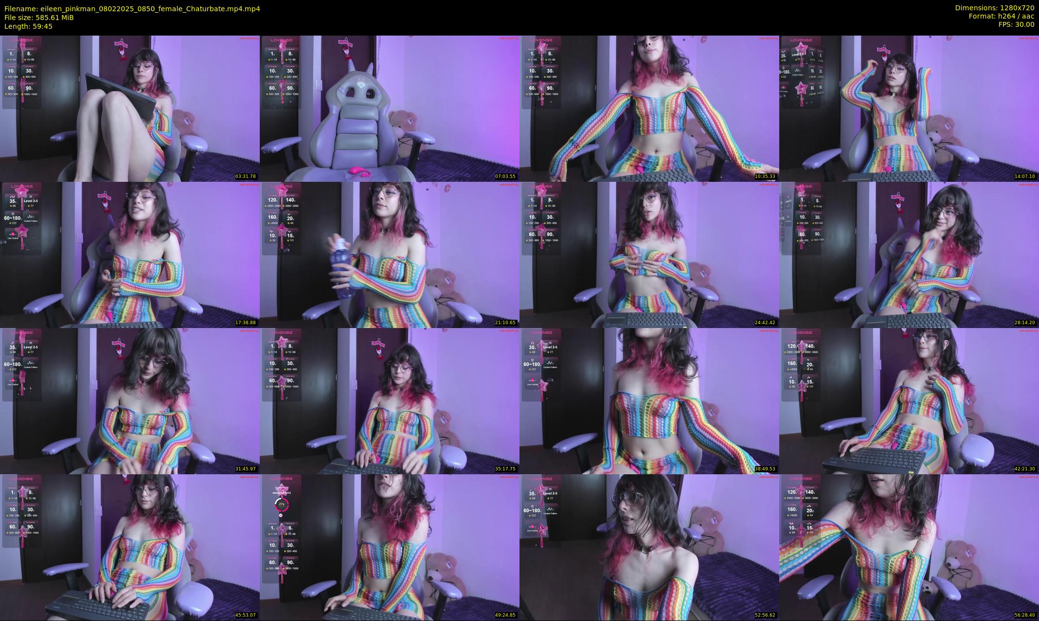 eileen_pinkman — 60 minute Chaturbate female cam show recording, 720p, Feb 8, 2025