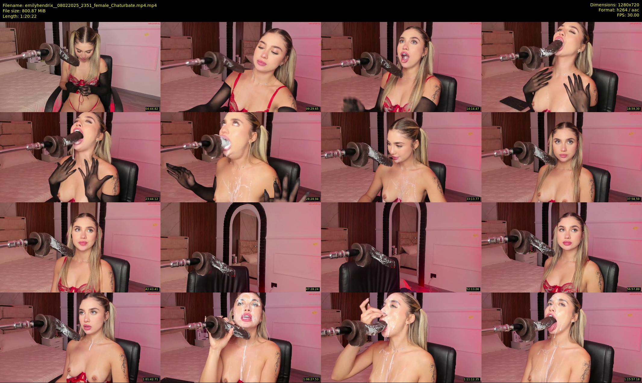 emilyhendrix_ — 81 minute Chaturbate couple cam show recording, 720p, Feb 8, 2025