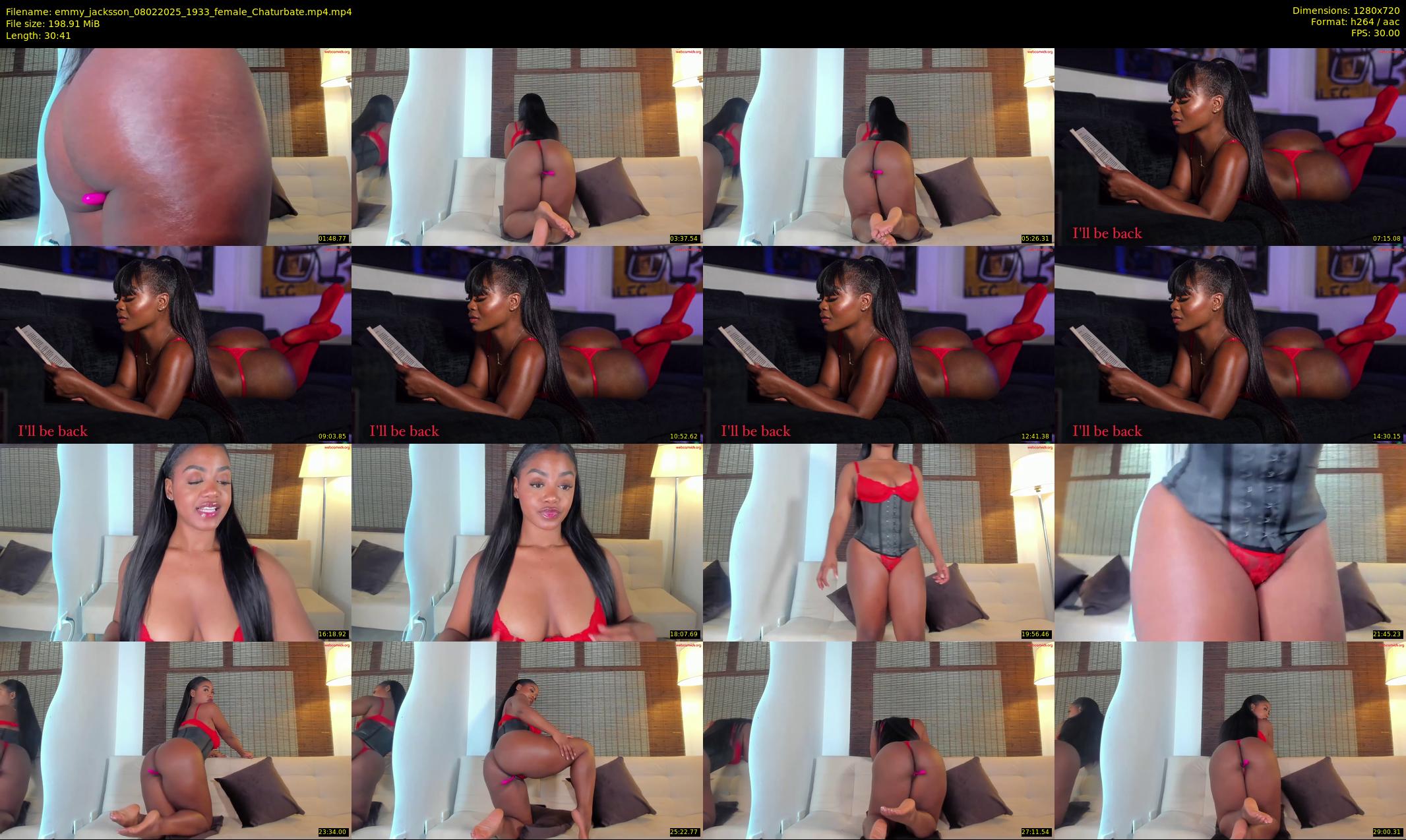 emmy_jacksson — 31 minute Chaturbate female cam show recording, 720p, Feb 8, 2025