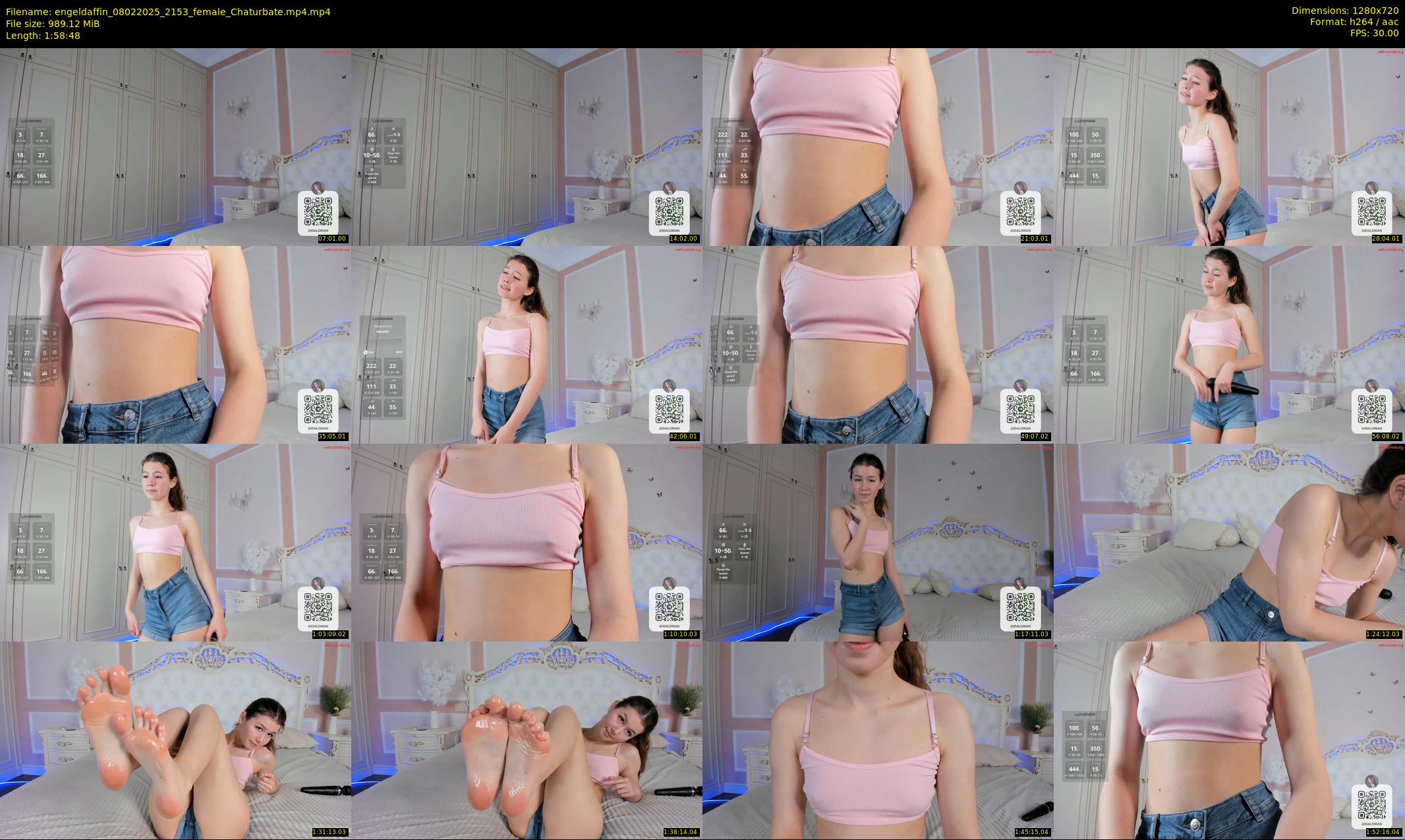 engeldaffin — 119 minute Chaturbate female cam show recording, 720p, Feb 8, 2025