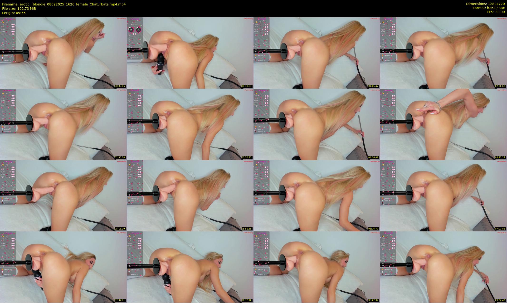 erotic__blondie — 10 minute Chaturbate female cam show recording, 720p, Feb 8, 2025