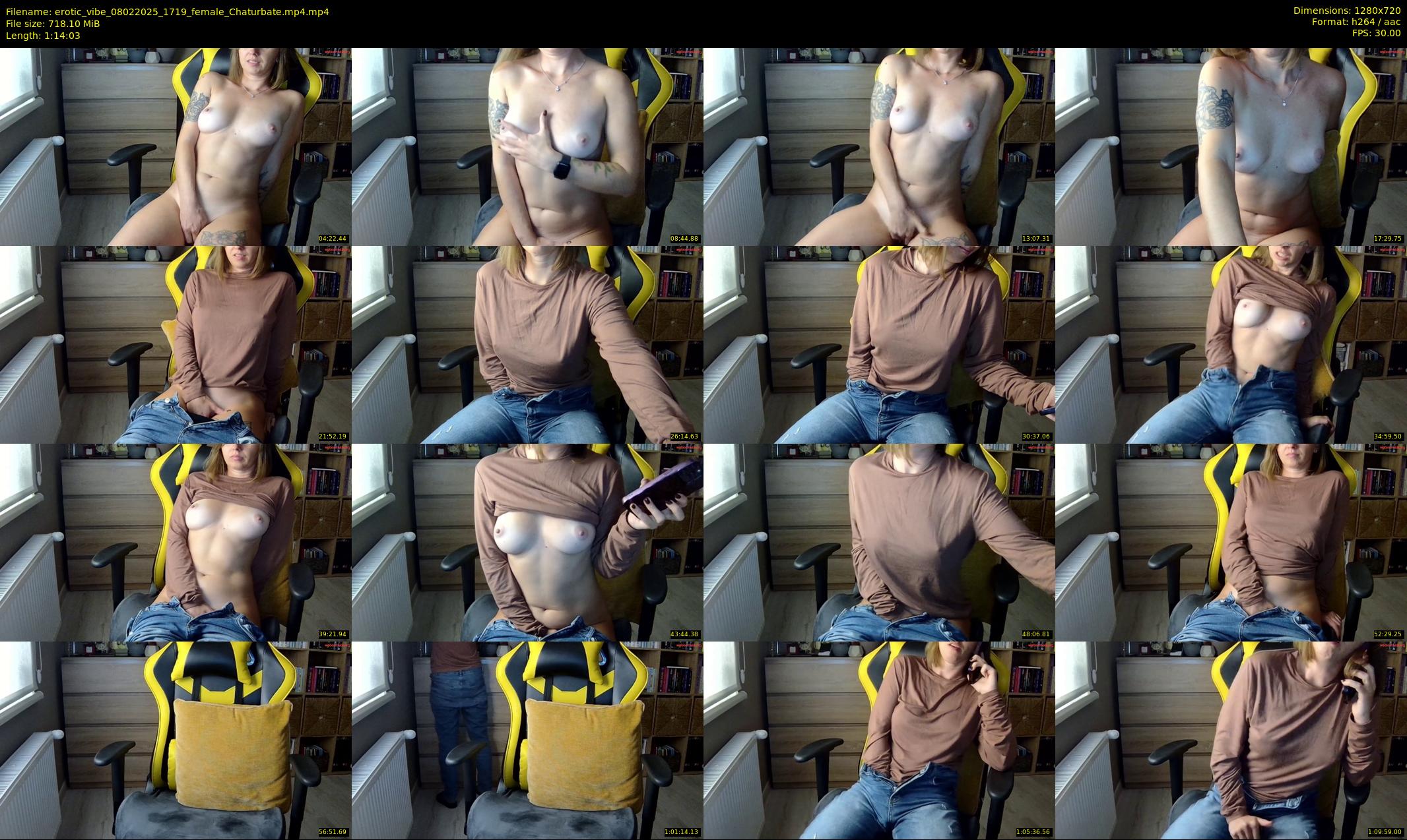 erotic_vibe — 75 minute Chaturbate female cam show recording, 720p, Feb 8, 2025
