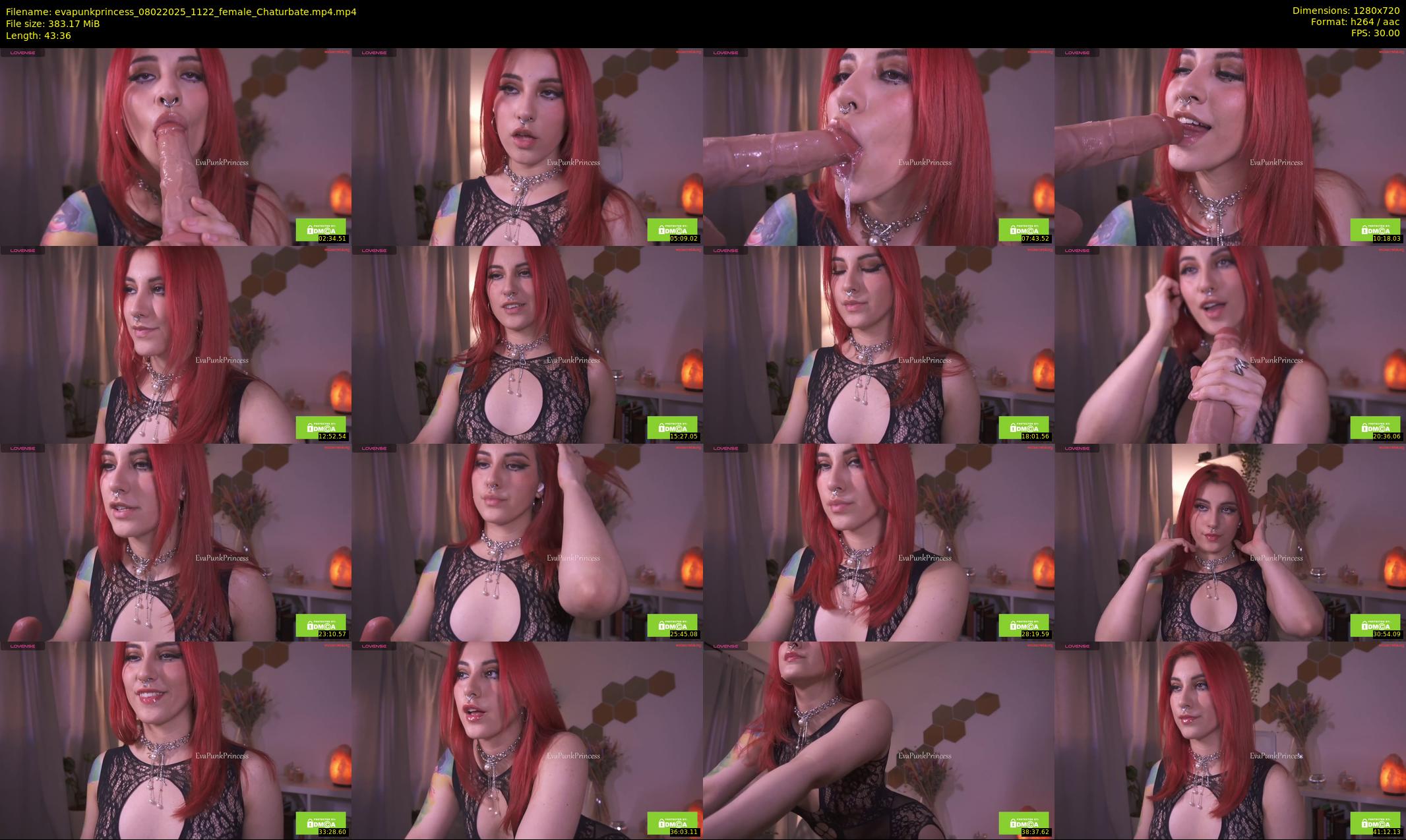evapunkprincess — 44 minute Chaturbate female cam show recording, 720p, Feb 8, 2025