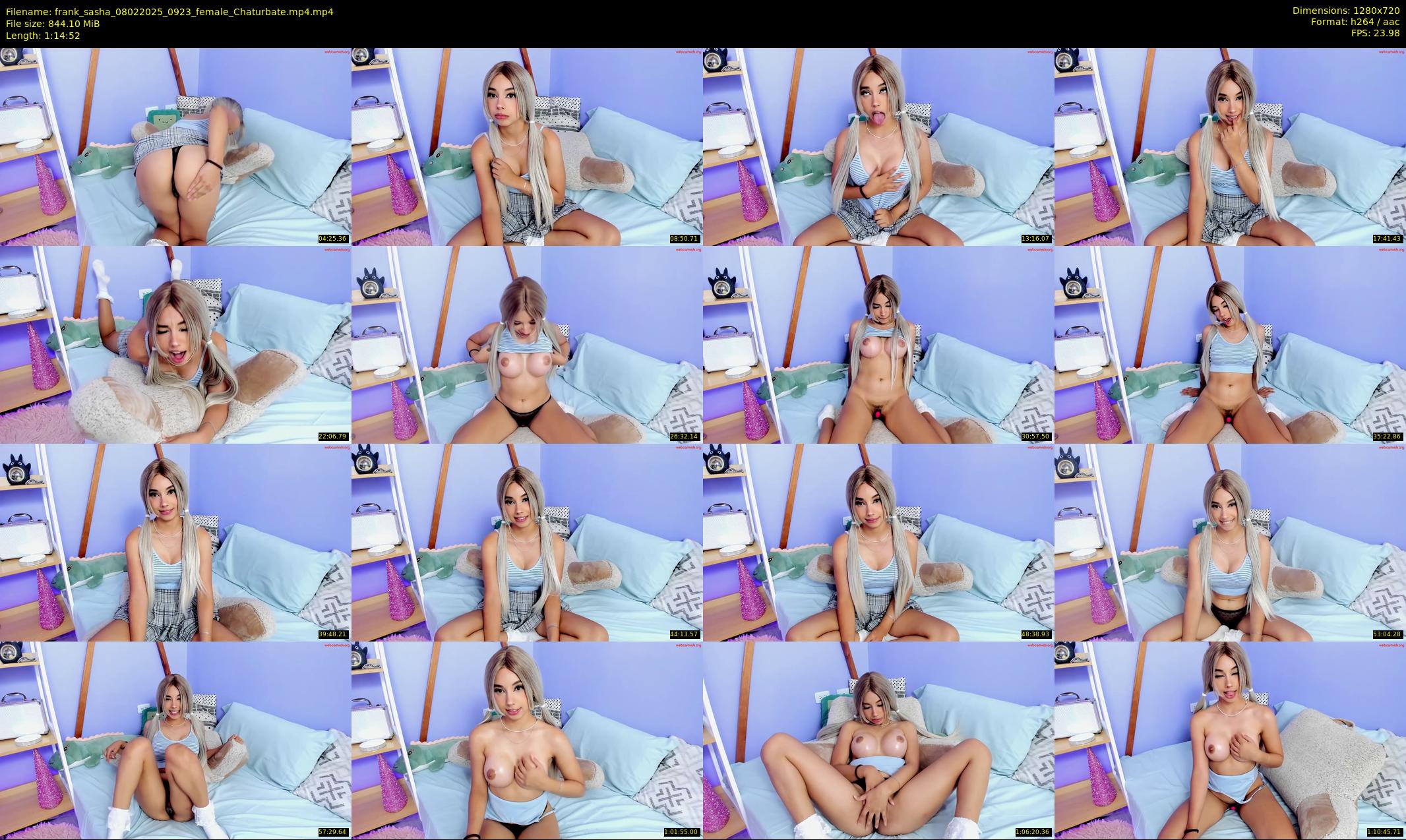 frank_sasha — 75 minute Chaturbate couple cam show recording, 720p, Feb 8, 2025