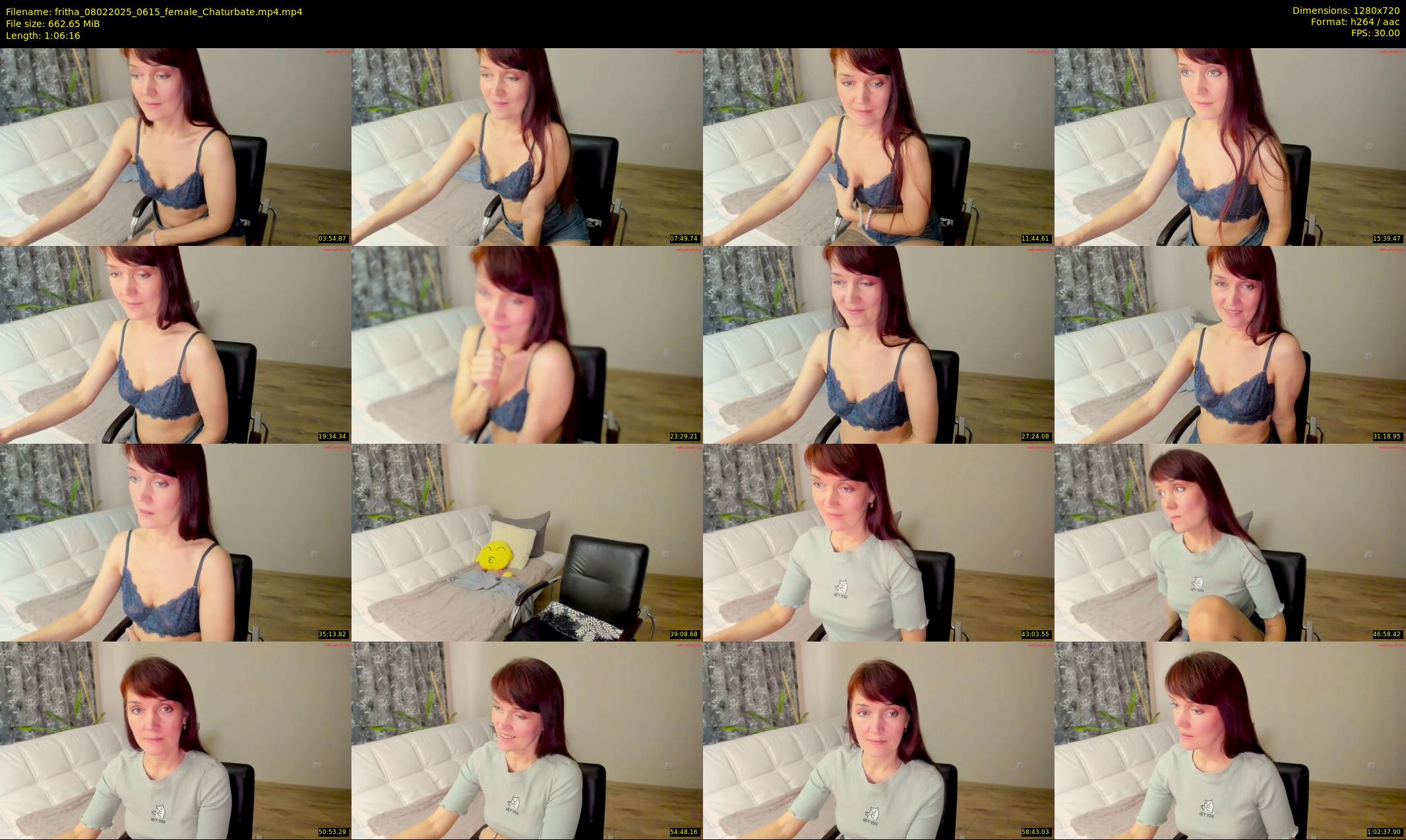 fritha — 67 minute Chaturbate female cam show recording, 720p, Feb 8, 2025