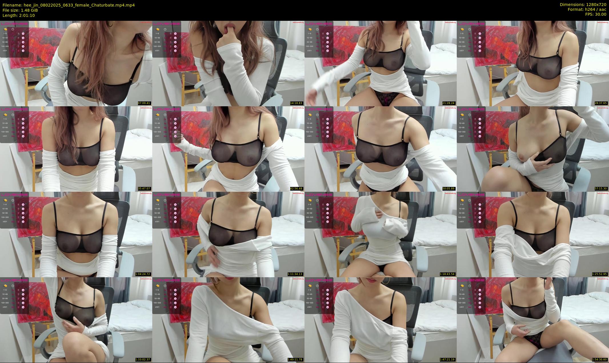 hee_jin — 122 minute Chaturbate female cam show recording, 720p, Feb 8, 2025