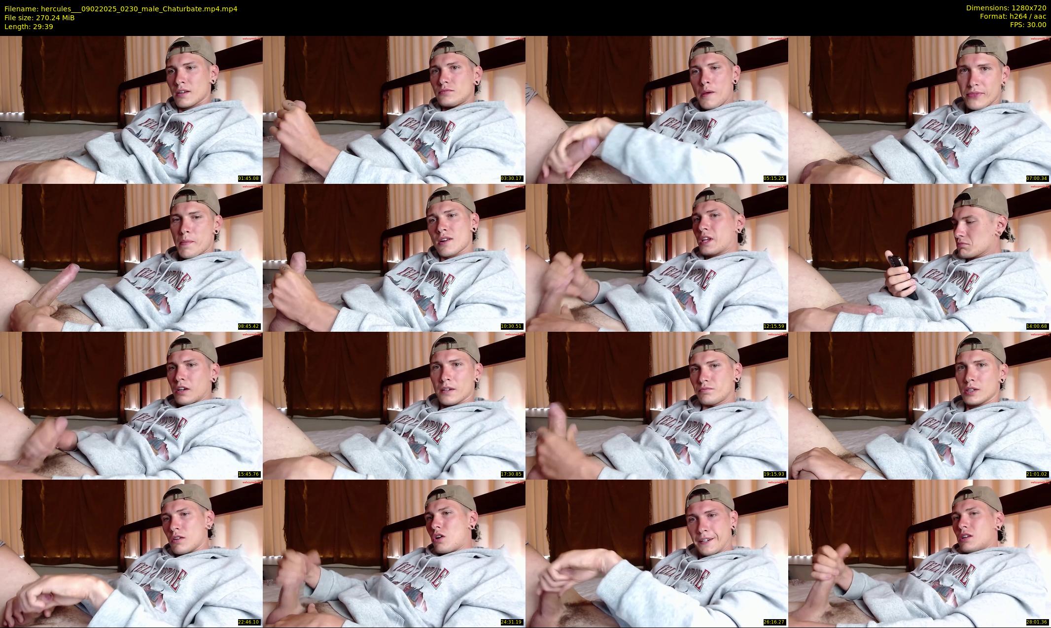 hercules__ — 30 minute Chaturbate male cam show recording, 720p, Feb 9, 2025