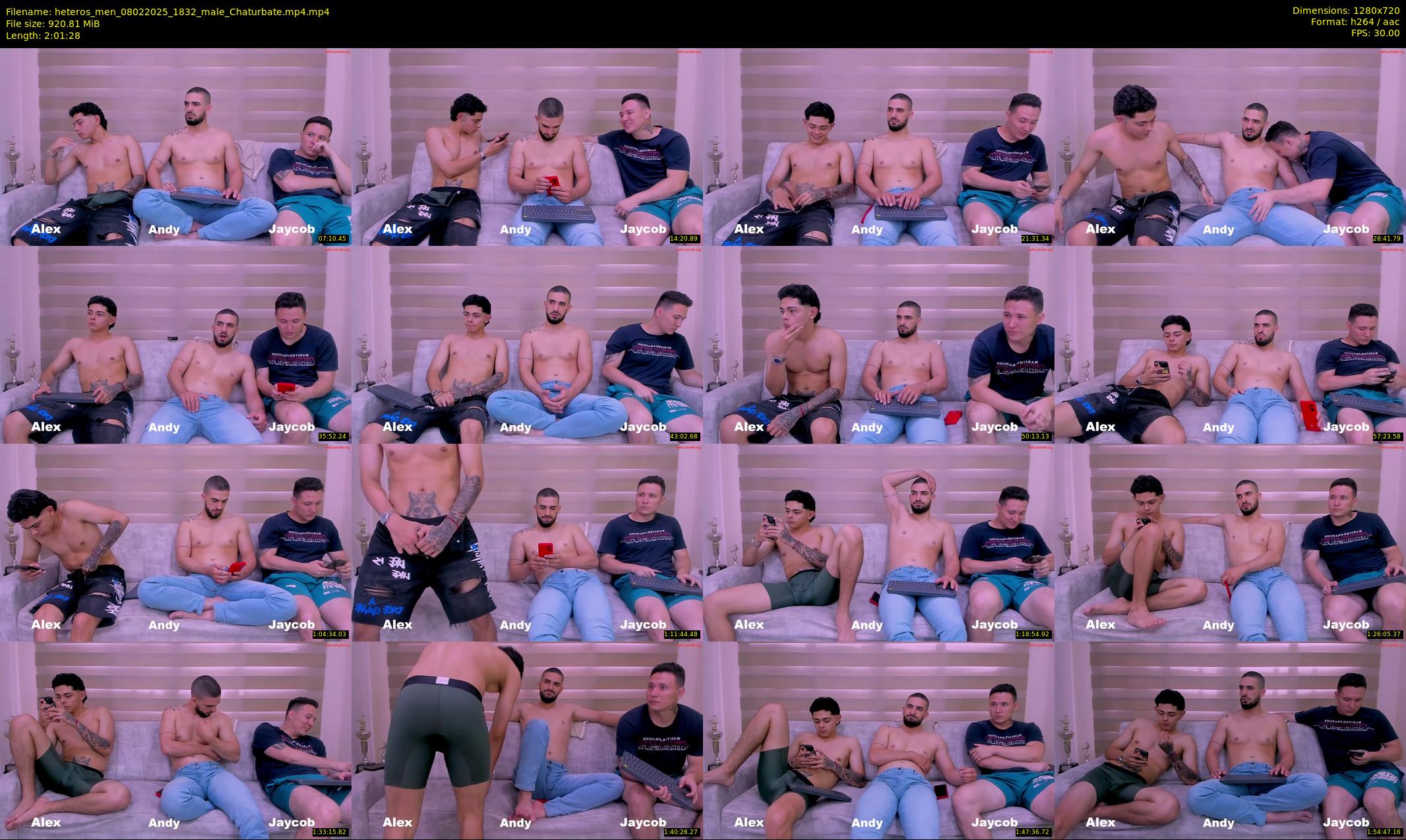 heteros_men — 122 minute Chaturbate male cam show recording, 720p, Feb 8, 2025