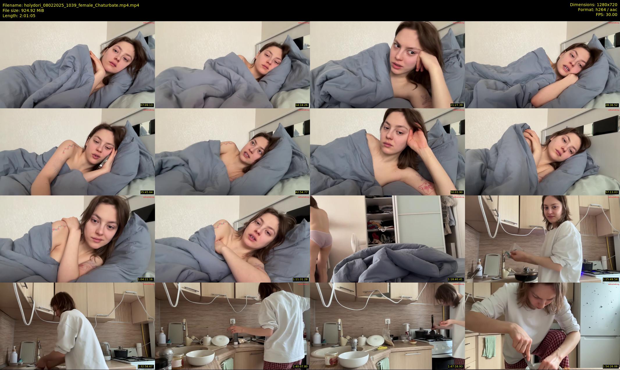 holydori — 122 minute Chaturbate female cam show recording, 720p, Feb 8, 2025