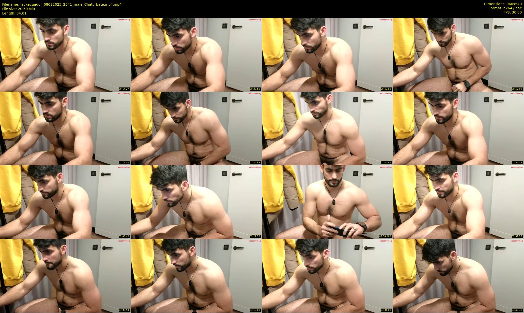 jackecuador — 5 minute Chaturbate male cam show recording, 480p, Feb 8, 2025