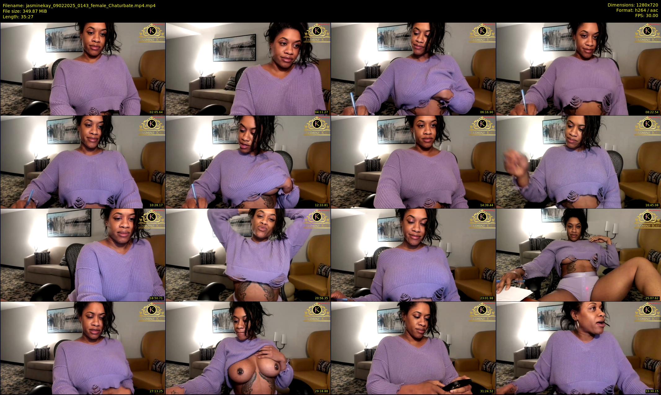 jasminekay — 36 minute Chaturbate female cam show recording, 720p, Feb 9, 2025