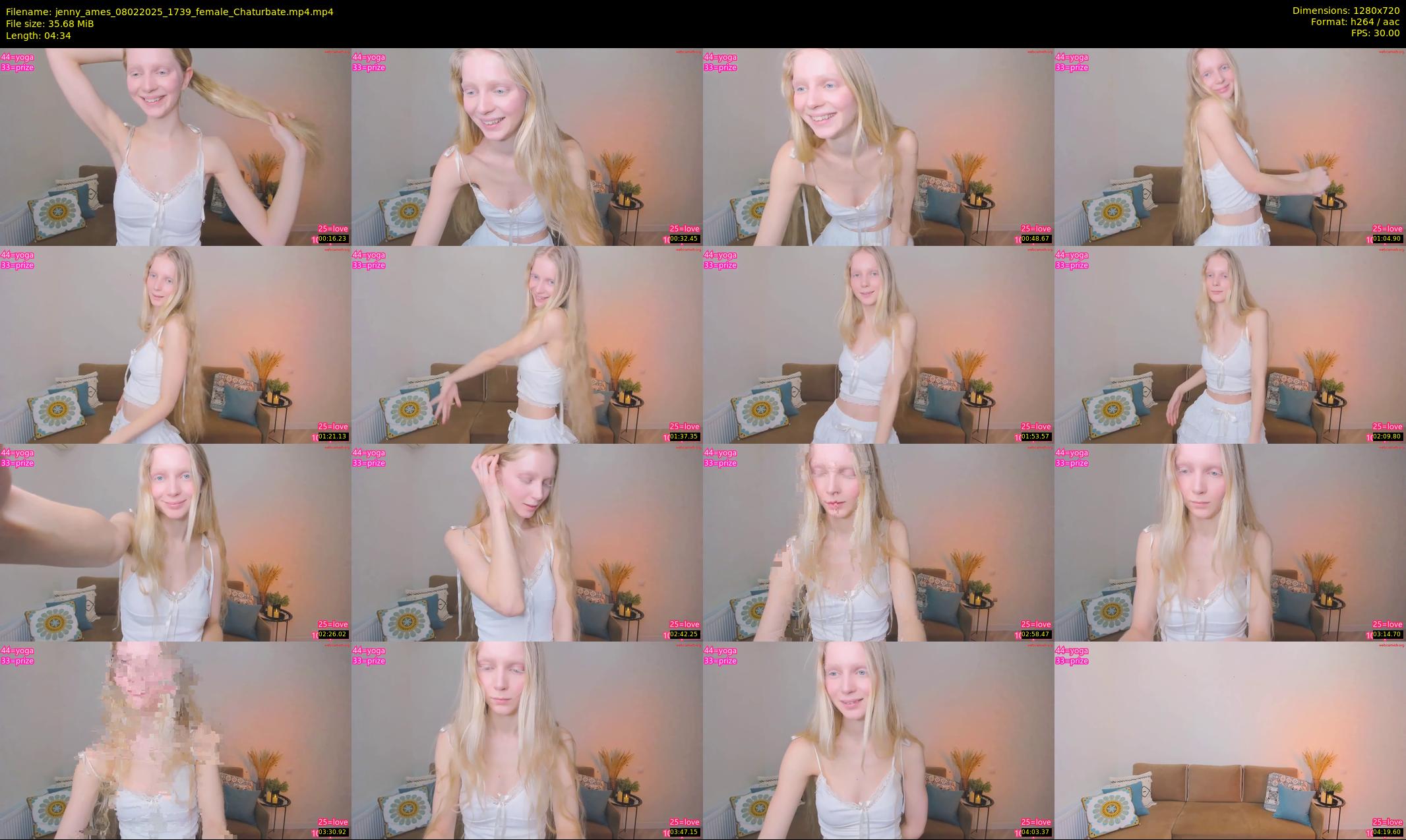 jenny_ames — 5 minute Chaturbate female cam show recording, 720p, Feb 8, 2025