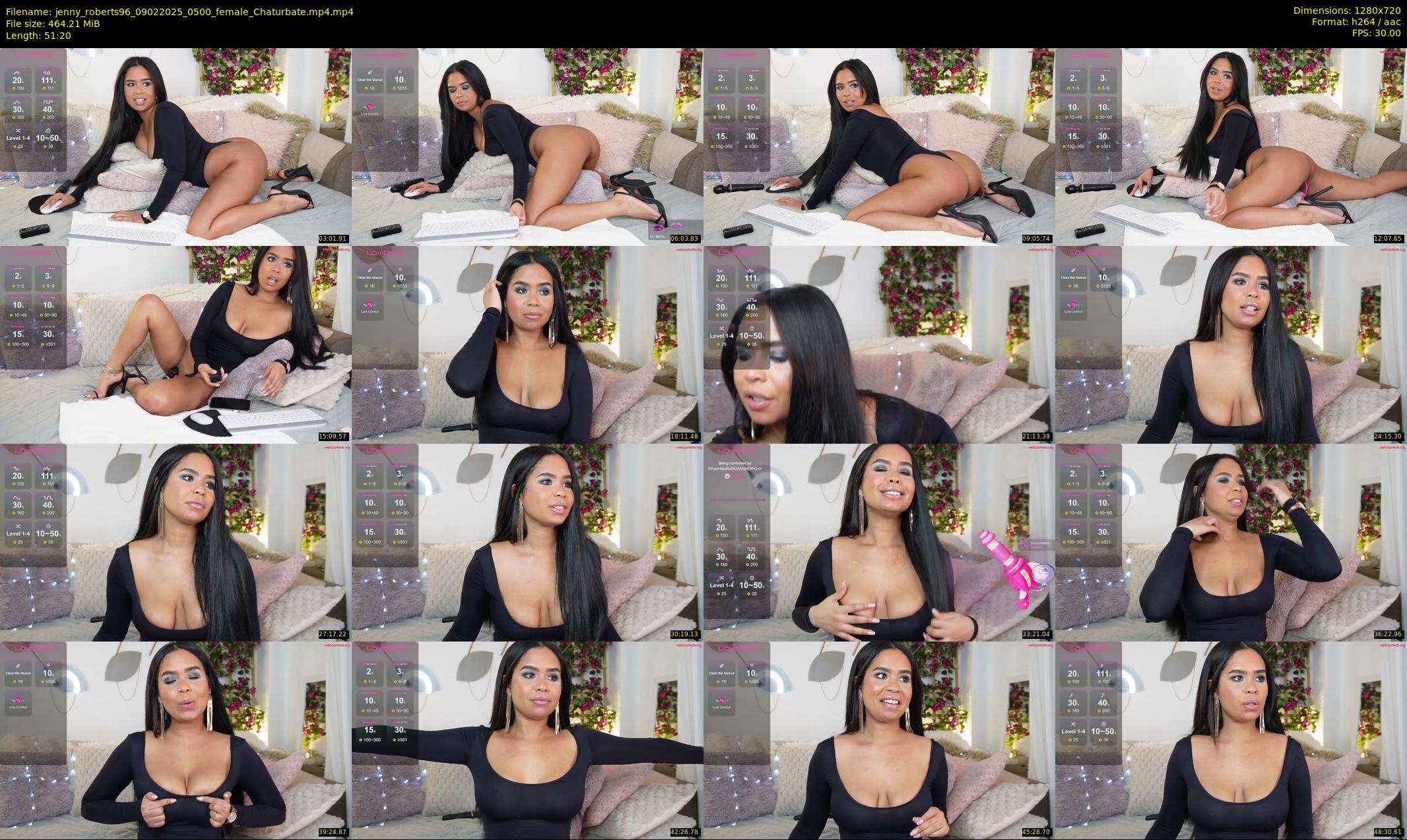 jenny_roberts96 — 52 minute Chaturbate female cam show recording, 720p, Feb 9, 2025