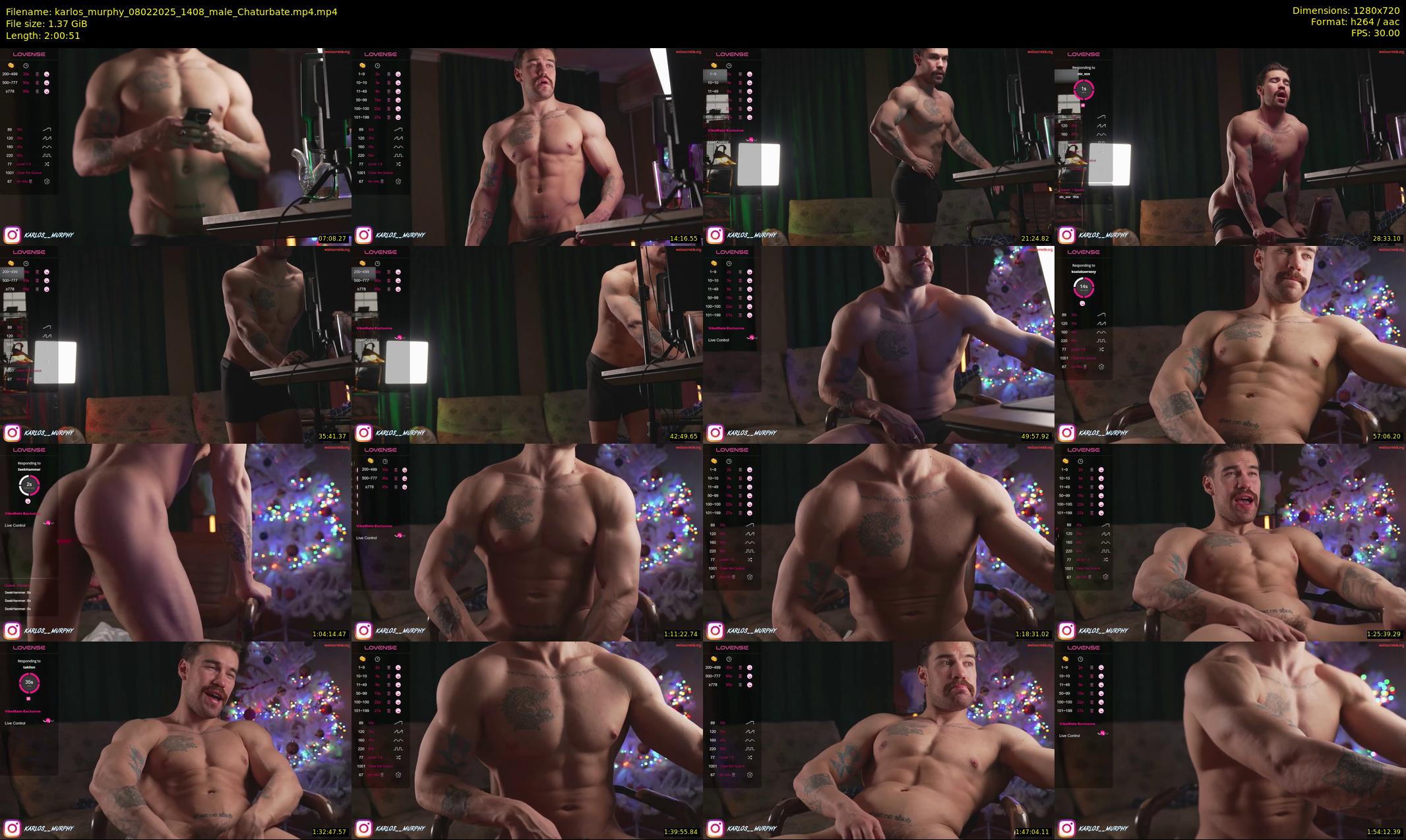 karlos_murphy — 121 minute Chaturbate male cam show recording, 720p, Feb 8, 2025