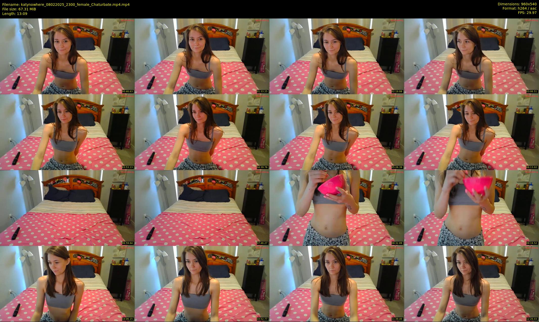 katynowhere — 14 minute Chaturbate female cam show recording, 480p, Feb 8, 2025