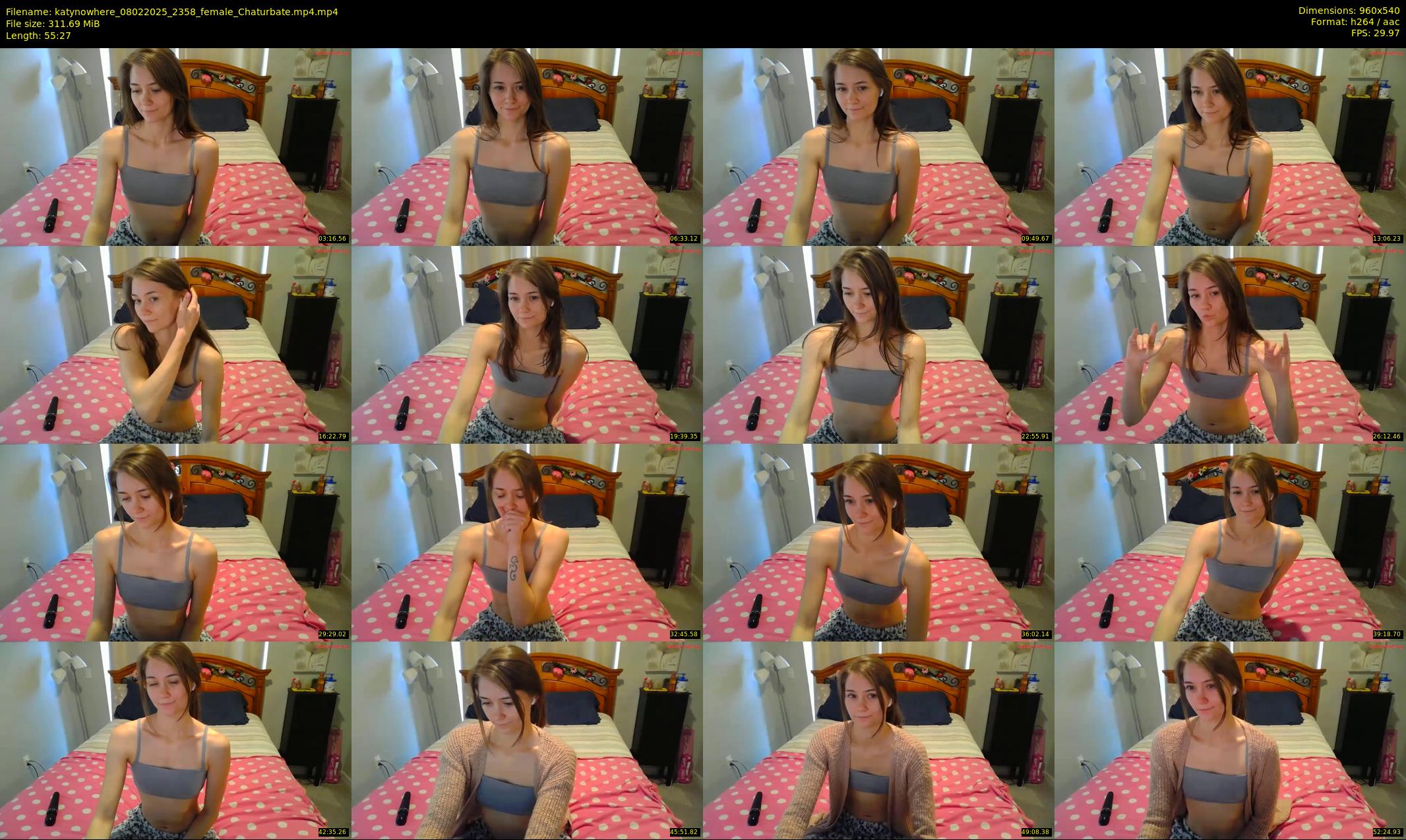 katynowhere — 56 minute Chaturbate female cam show recording, 480p, Feb 8, 2025