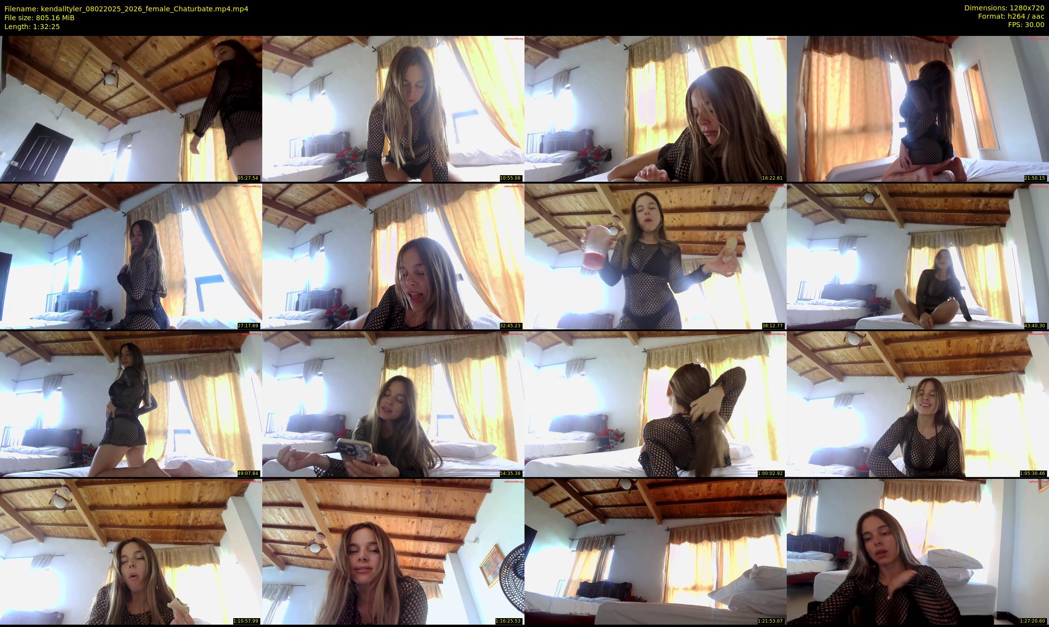 kendalltyler — 93 minute Chaturbate female cam show recording, 720p, Feb 8, 2025