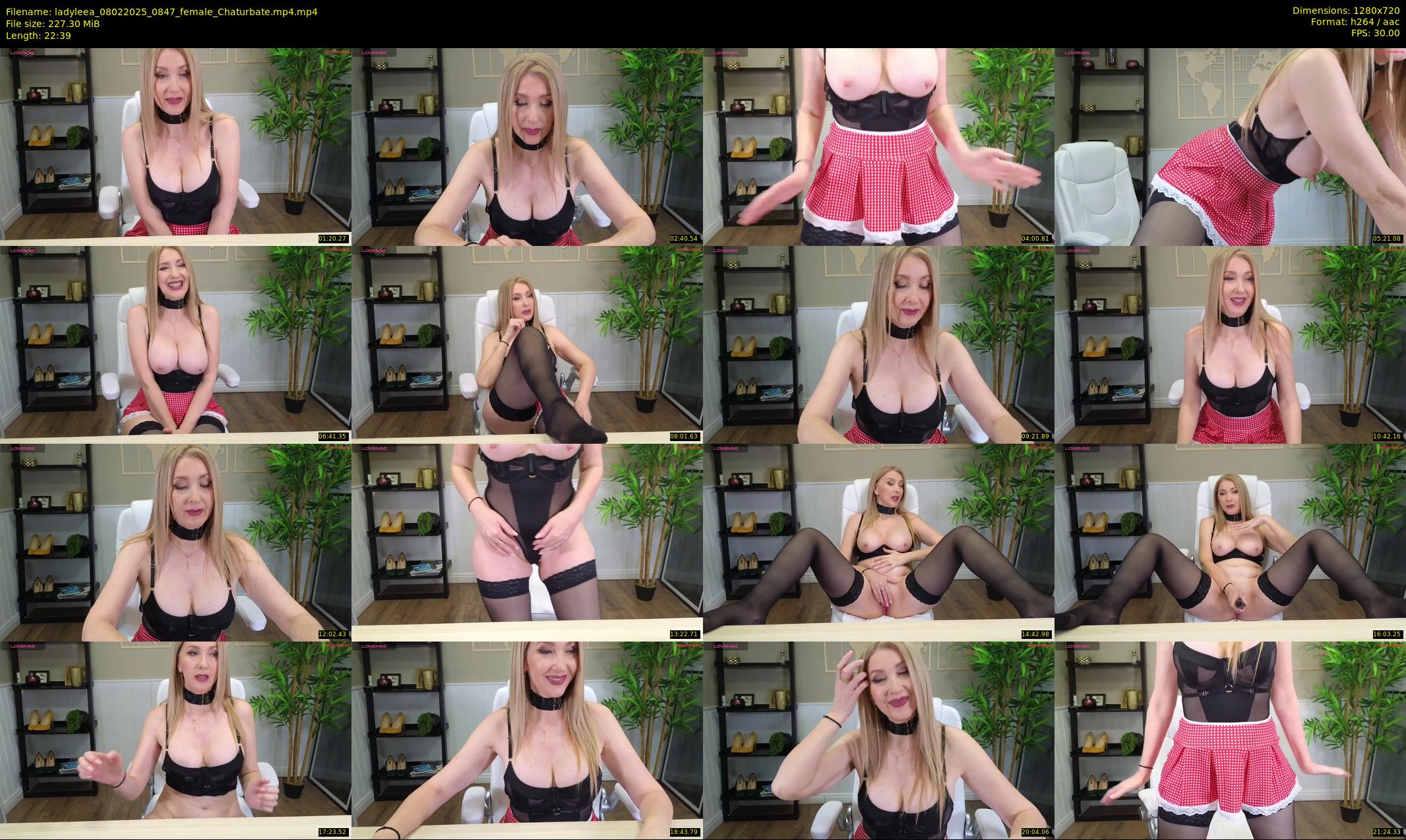 ladyleea — 23 minute Chaturbate female cam show recording, 720p, Feb 8, 2025