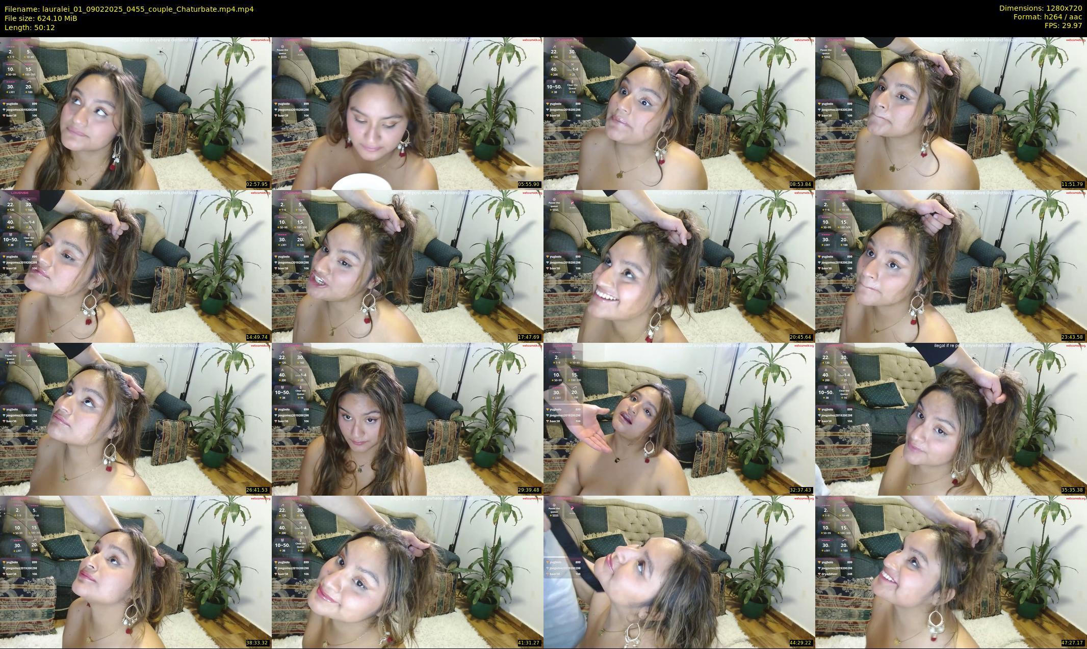 lauralei_01 — 51 minute Chaturbate couple cam show recording, 720p, Feb 9, 2025