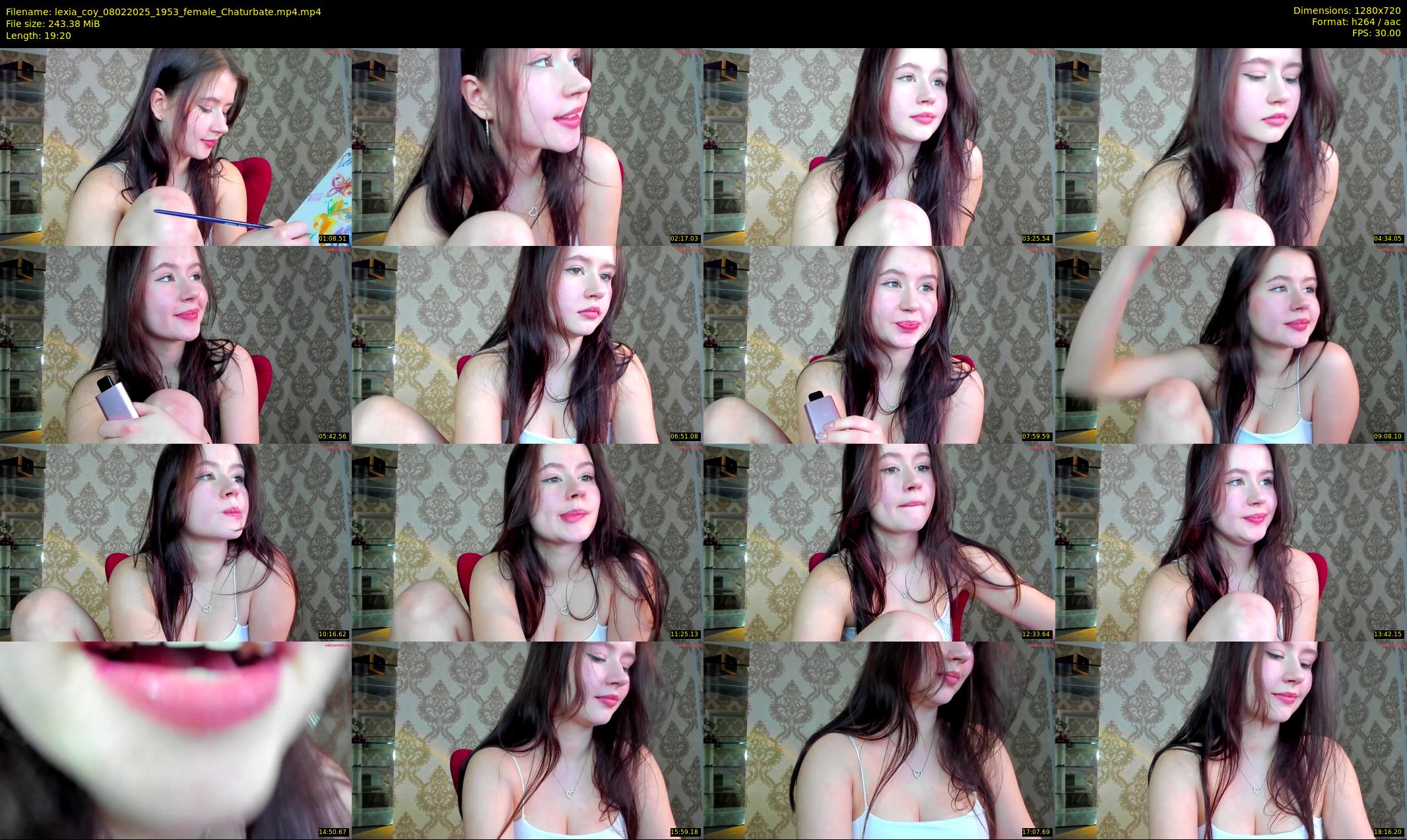lexia_coy — 20 minute Chaturbate female cam show recording, 720p, Feb 8, 2025