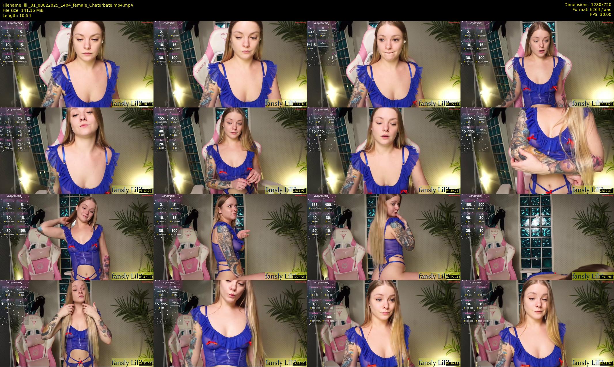 lili_01 — 11 minute Chaturbate female cam show recording, 720p, Feb 8, 2025