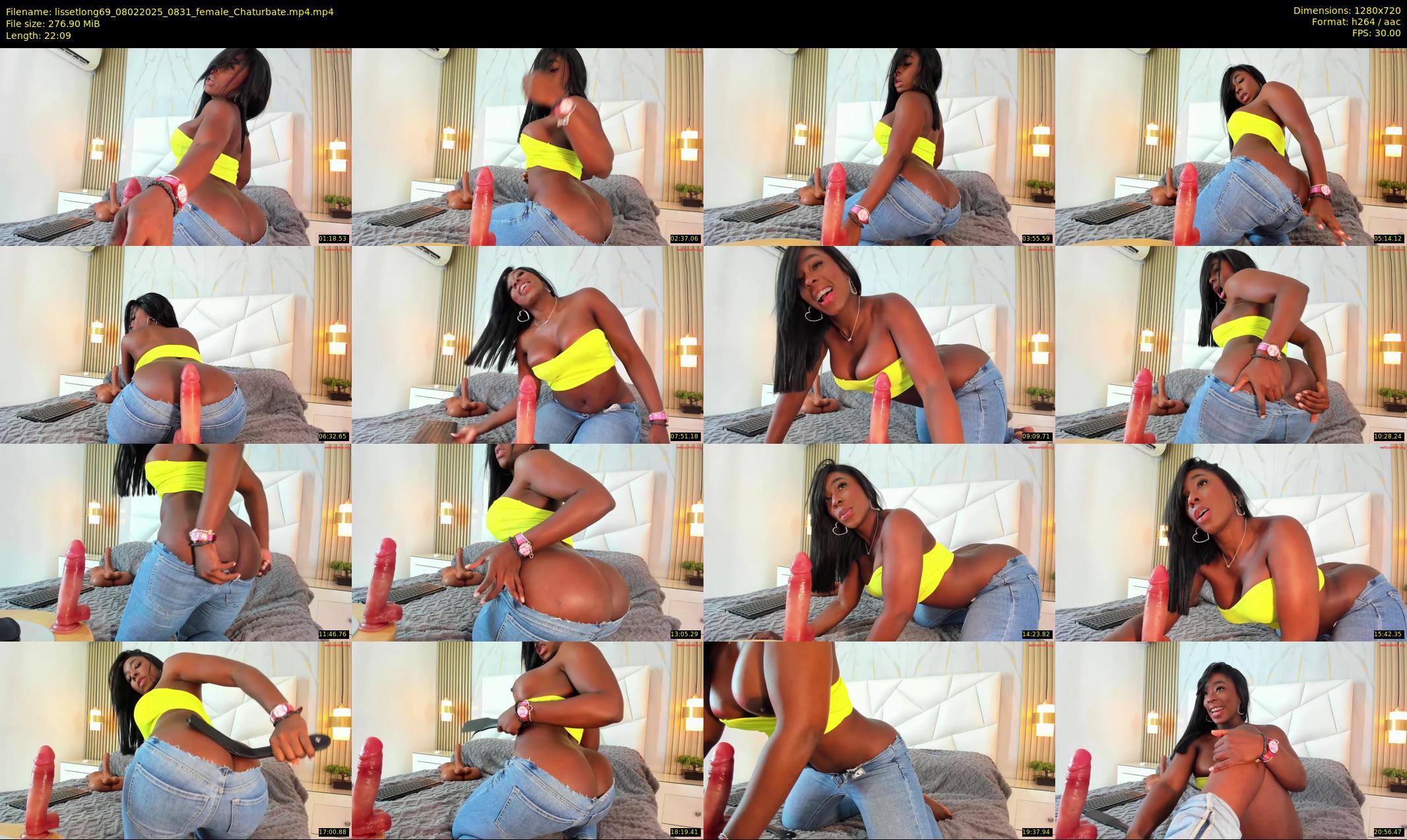 lissetlong69 — 23 minute Chaturbate female cam show recording, 720p, Feb 8, 2025