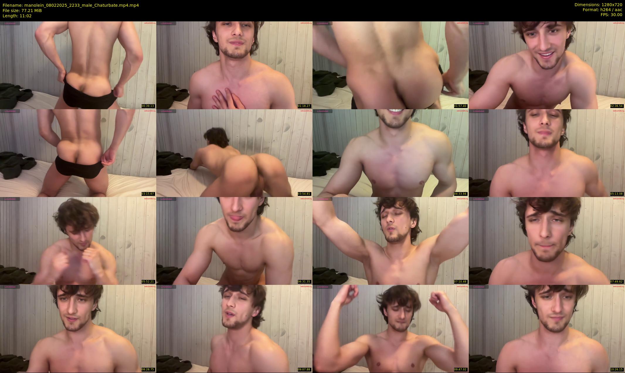 manolein — 12 minute Chaturbate male cam show recording, 720p, Feb 8, 2025