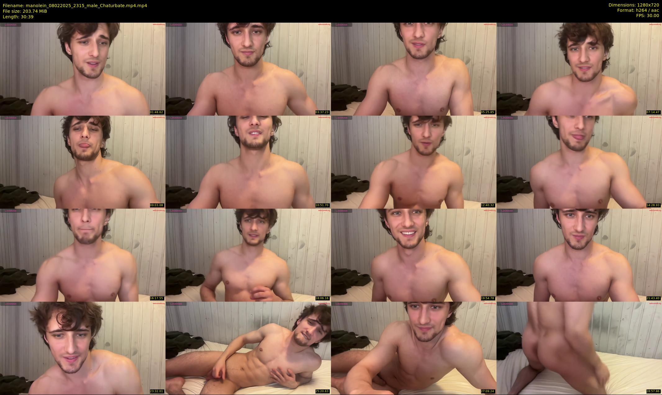 manolein — 31 minute Chaturbate male cam show recording, 720p, Feb 8, 2025