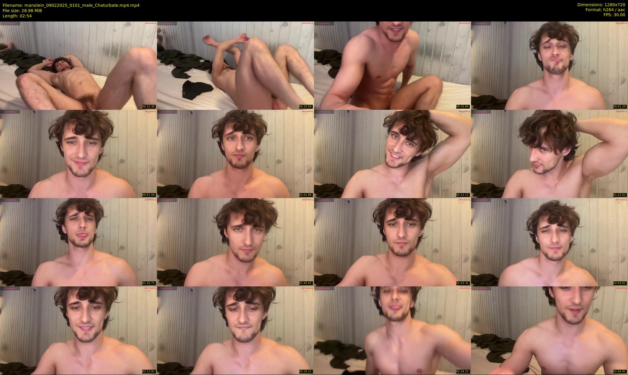 manolein — 3 minute Chaturbate male cam show recording, 720p, Feb 9, 2025