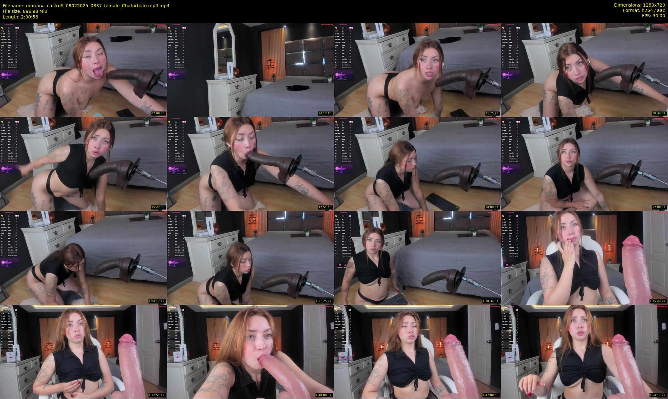 mariana_castro9 — 121 minute Chaturbate female cam show recording, 720p, Feb 8, 2025