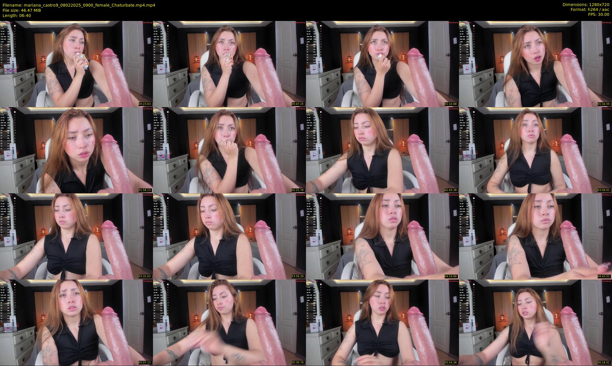 mariana_castro9 — 7 minute Chaturbate female cam show recording, 720p, Feb 8, 2025