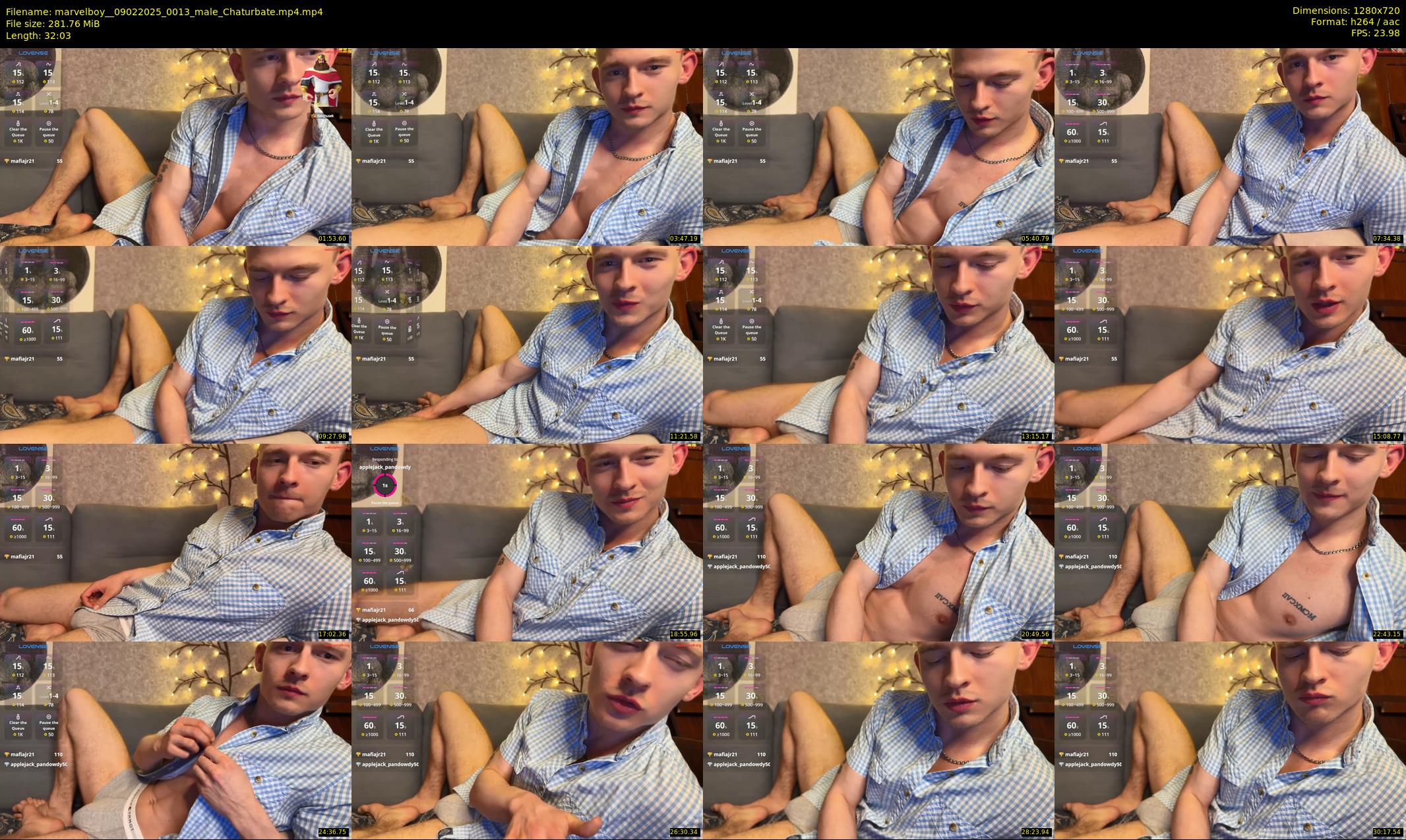 marvelboy_ — 33 minute Chaturbate male cam show recording, 720p, Feb 9, 2025