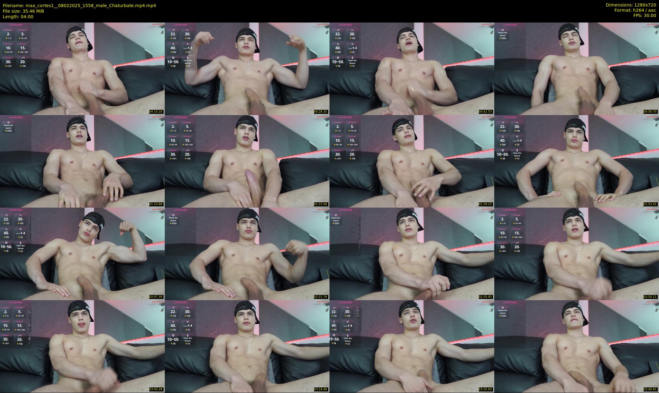 max_cortes1_ — 4 minute Chaturbate male cam show recording, 720p, Feb 8, 2025