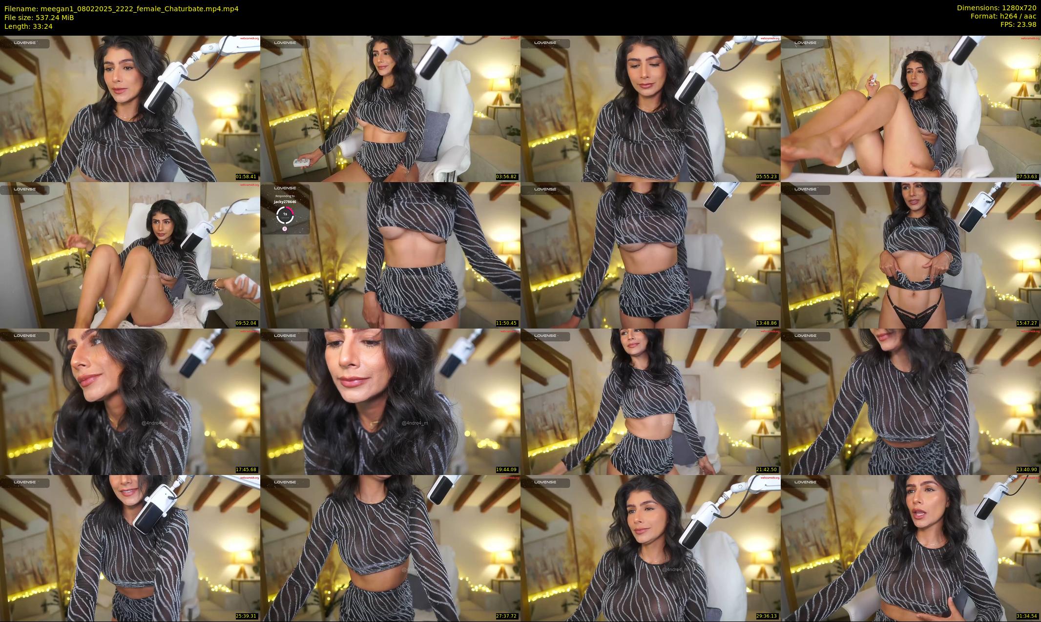 meegan1 — 34 minute Chaturbate female cam show recording, 720p, Feb 8, 2025