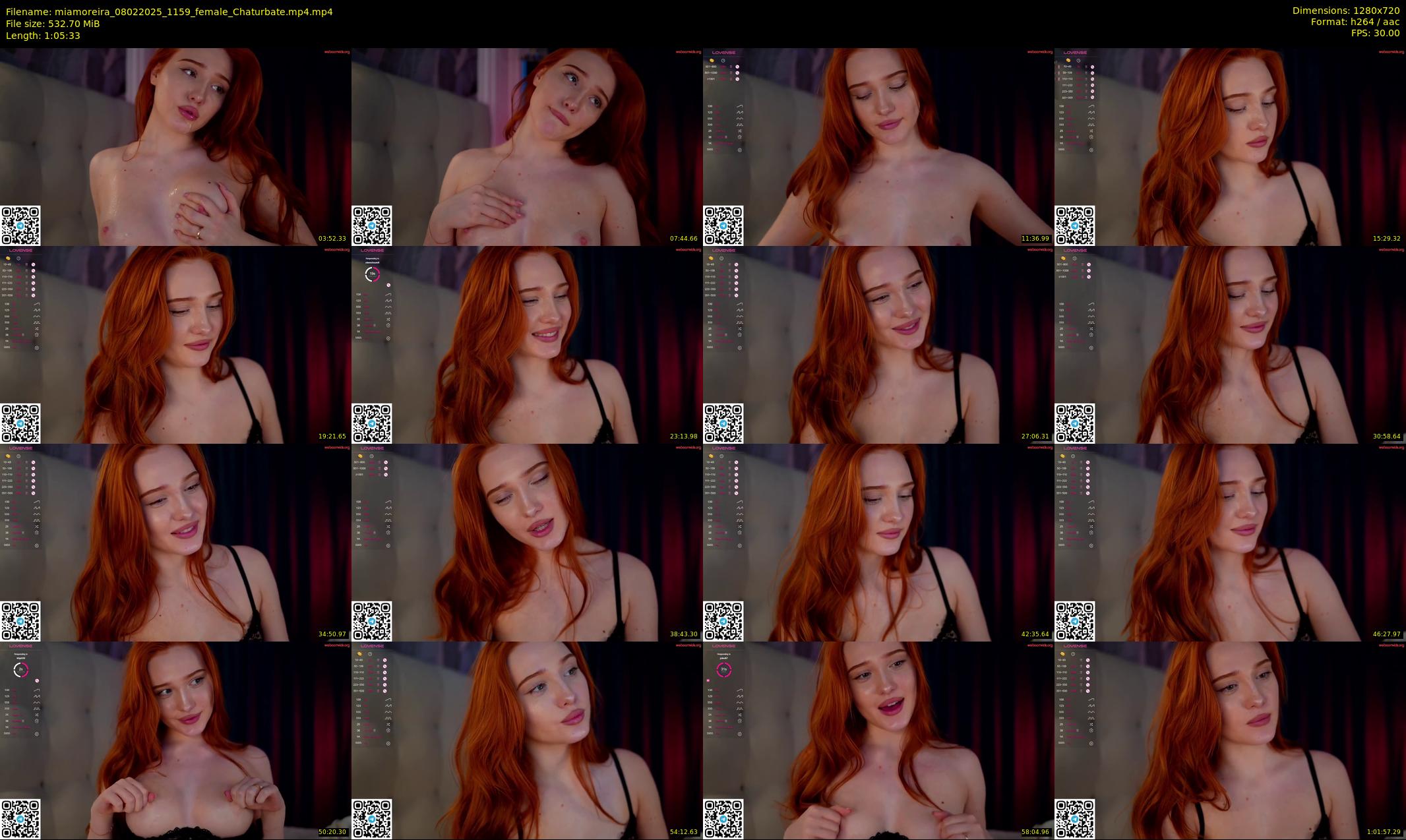 miamoreira — 66 minute Chaturbate female cam show recording, 720p, Feb 8, 2025