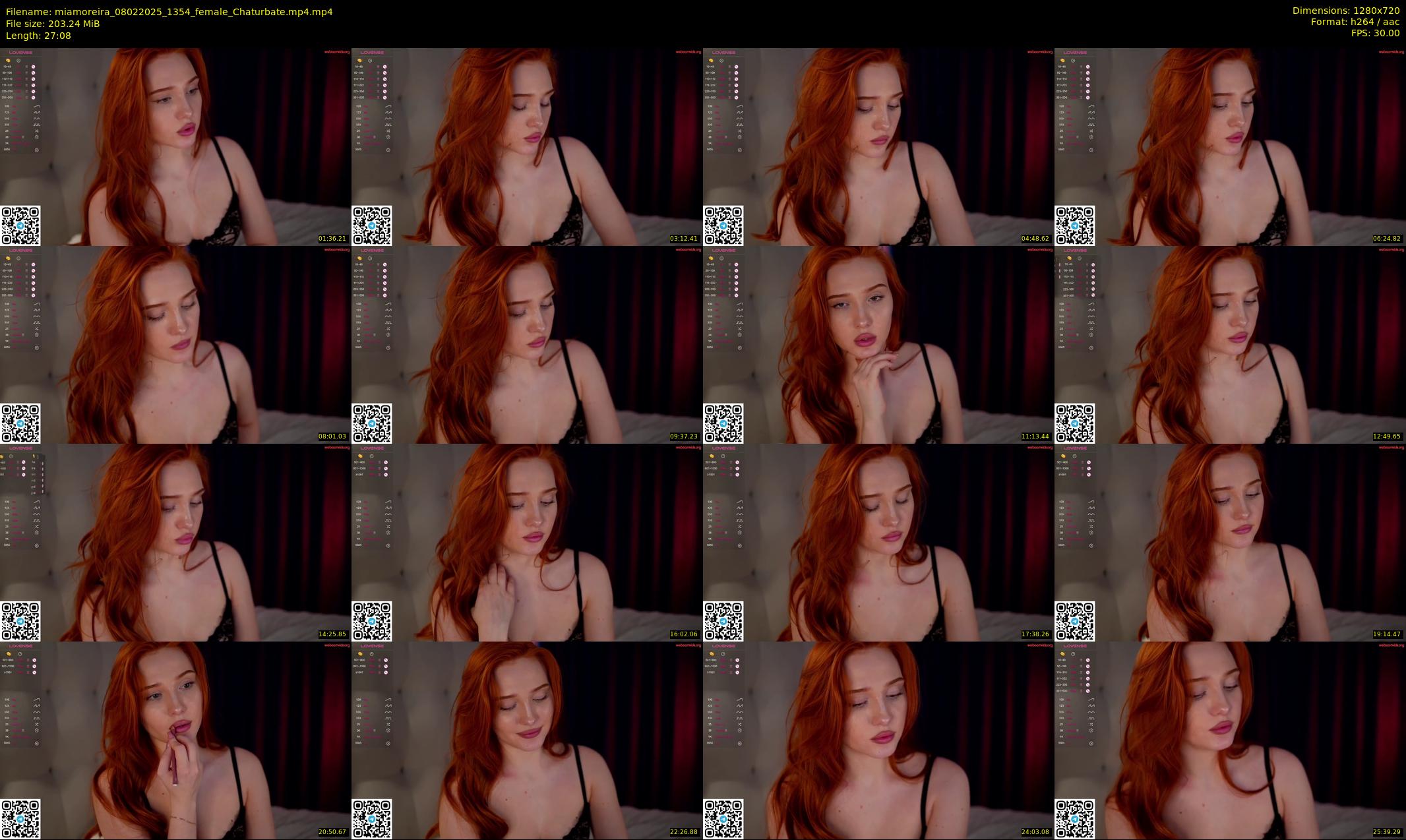 miamoreira — 28 minute Chaturbate female cam show recording, 720p, Feb 8, 2025