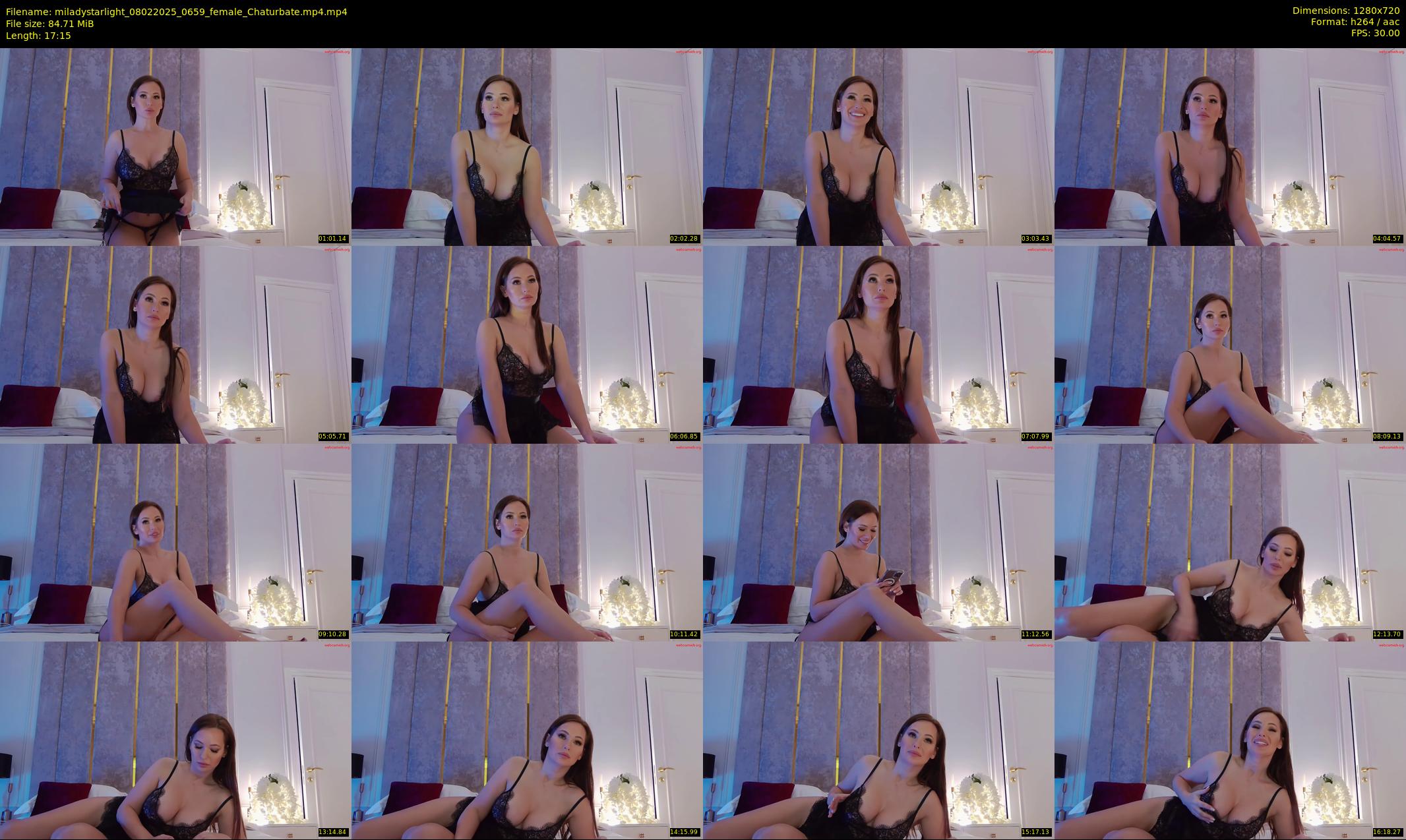 miladystarlight — 18 minute Chaturbate female cam show recording, 720p, Feb 8, 2025