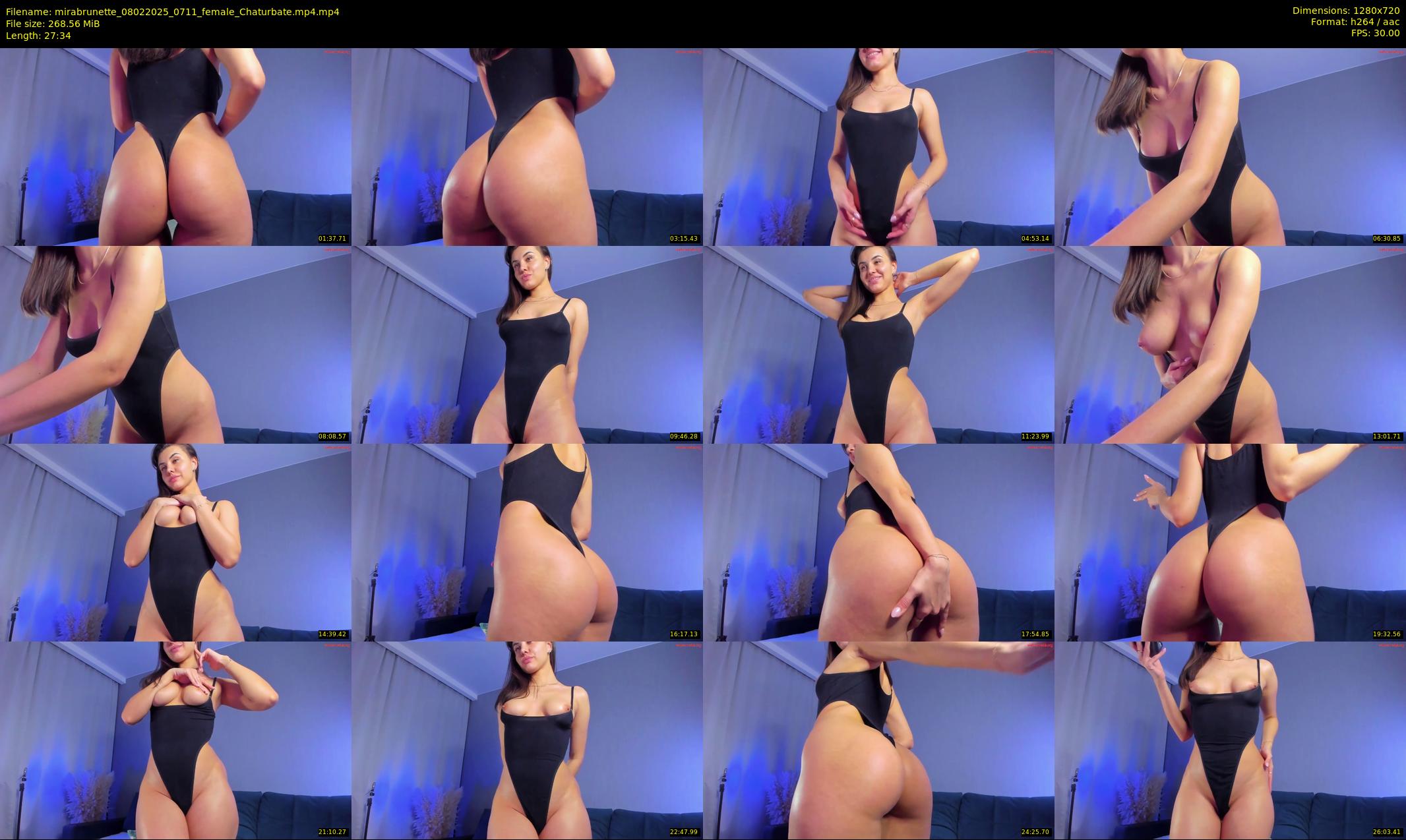 mirabrunette — 28 minute Chaturbate female cam show recording, 720p, Feb 8, 2025