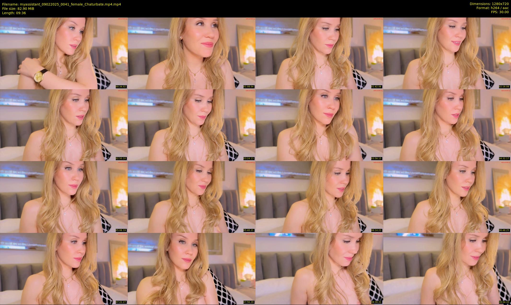 myassistant — 10 minute Chaturbate female cam show recording, 720p, Feb 9, 2025