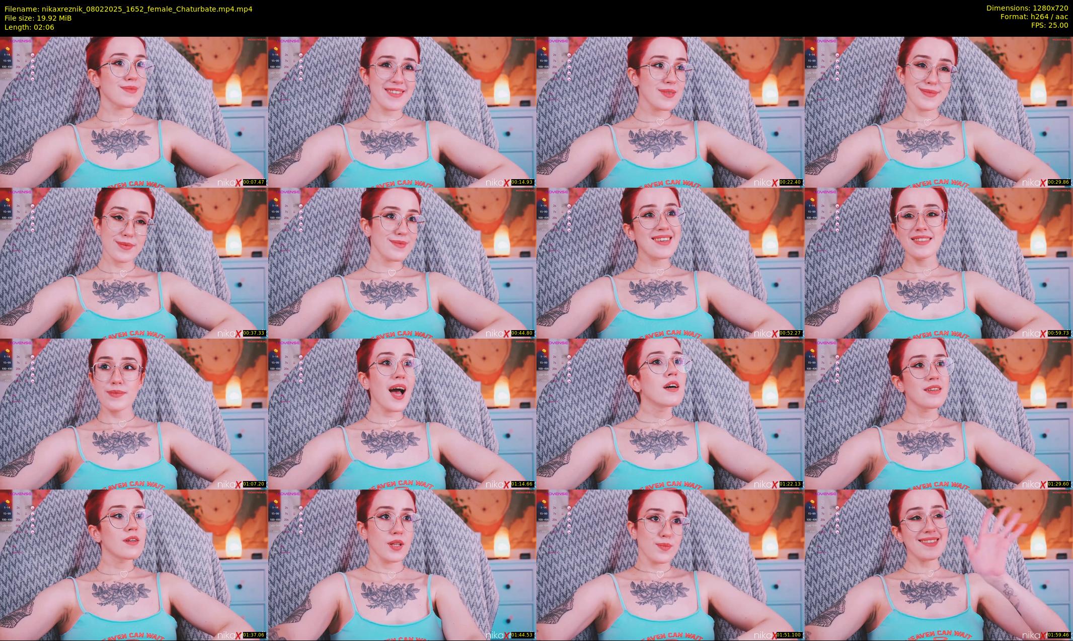 nikaxreznik — 3 minute Chaturbate female cam show recording, 720p, Feb 8, 2025