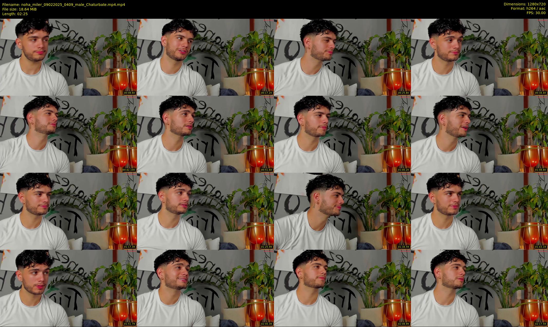 noha_miler — 3 minute Chaturbate male cam show recording, 720p, Feb 9, 2025