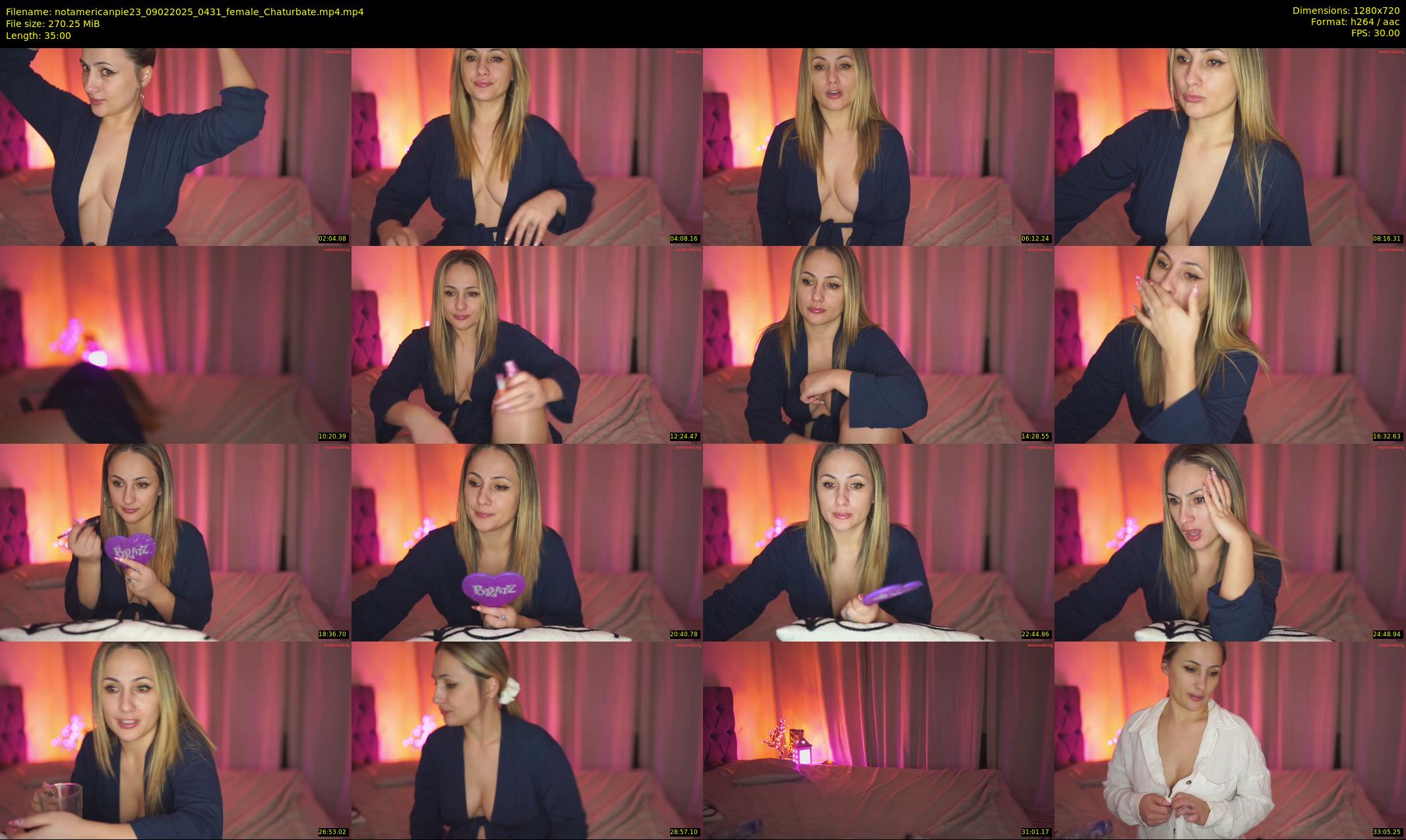 notamericanpie23 — 35 minute Chaturbate female cam show recording, 720p, Feb 9, 2025