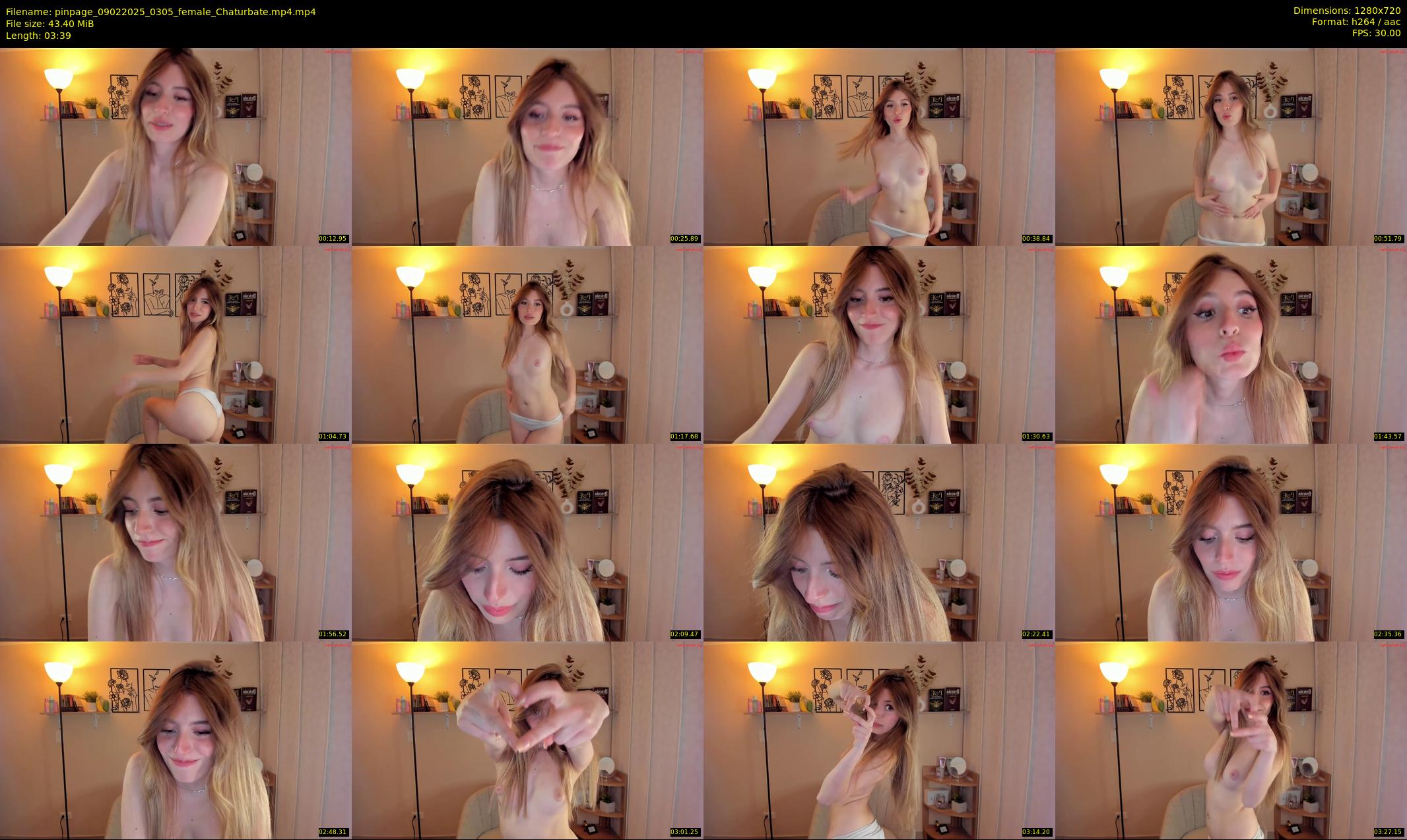 pinpage — 4 minute Chaturbate female cam show recording, 720p, Feb 9, 2025