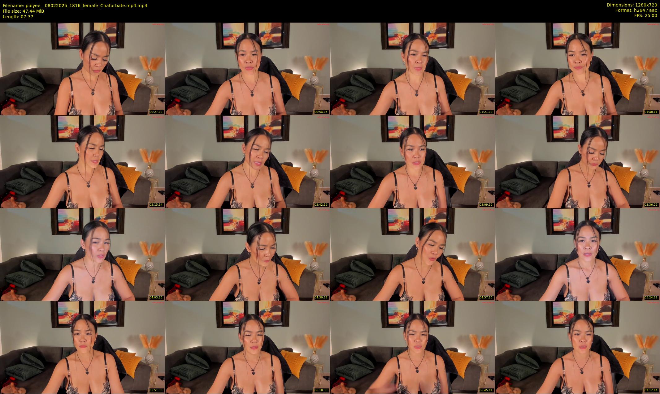 puiyee_ — 8 minute Chaturbate female cam show recording, 720p, Feb 8, 2025