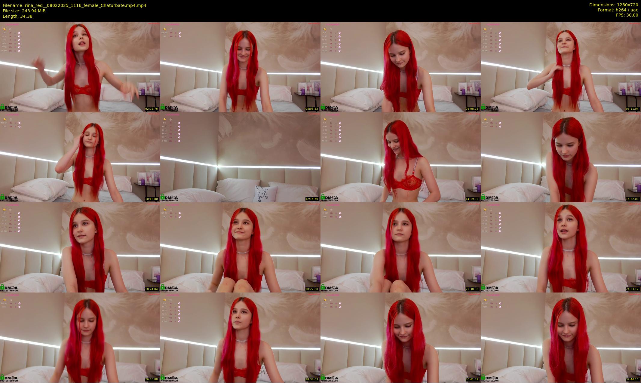 rina_red_ — 35 minute Chaturbate female cam show recording, 720p, Feb 8, 2025