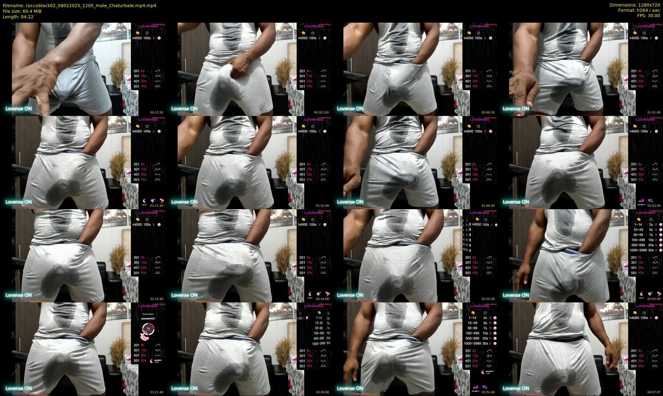 roccoblack02 — 5 minute Chaturbate male cam show recording, 720p, Feb 8, 2025