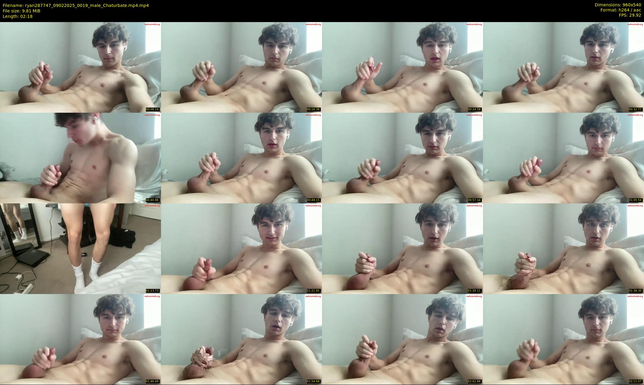 ryan287747 — 3 minute Chaturbate male cam show recording, 480p, Feb 9, 2025